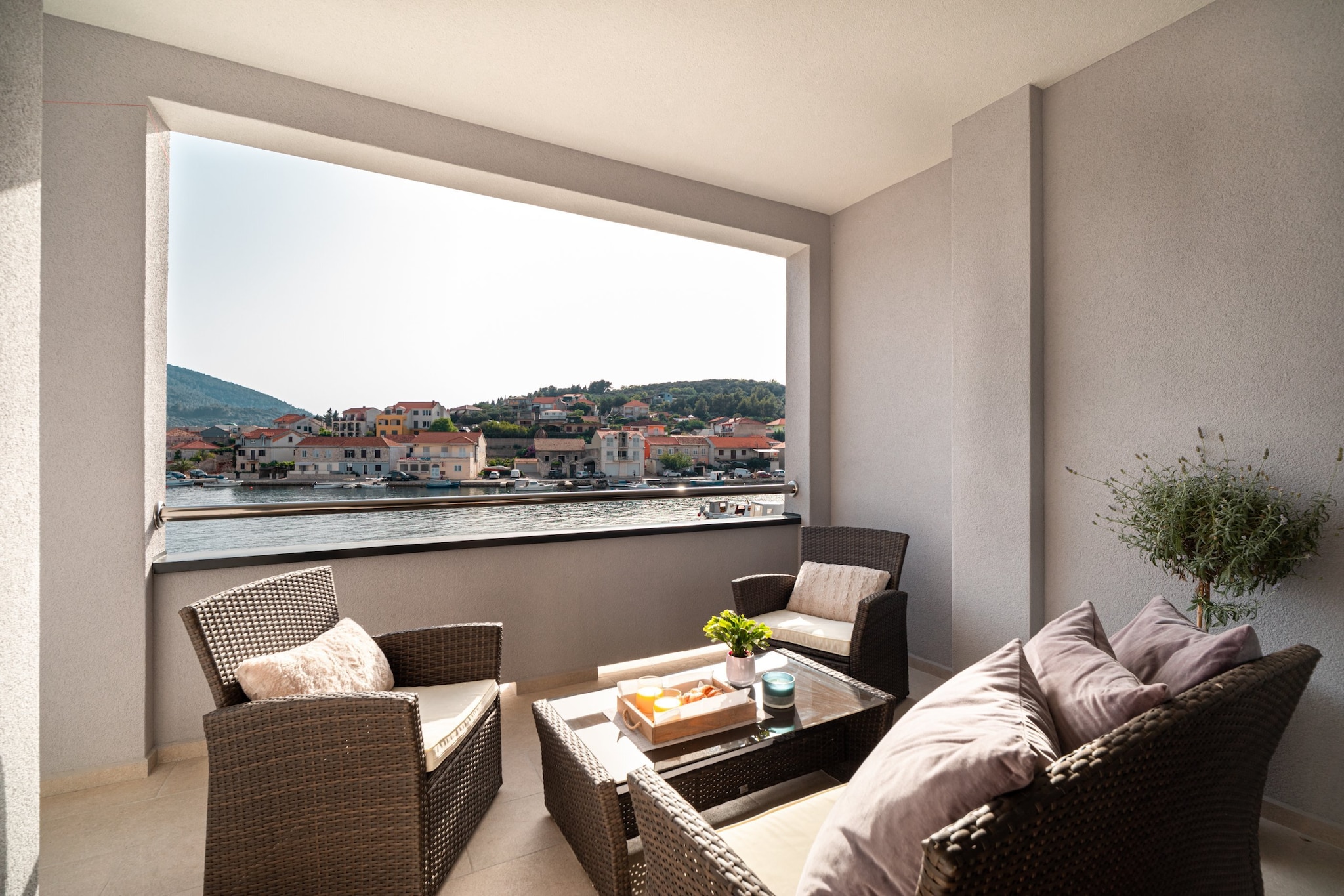 Apartments & Rooms Fisherman's Luck - One-Bedroom Apartment with Terrace and Sea View-Outdoor