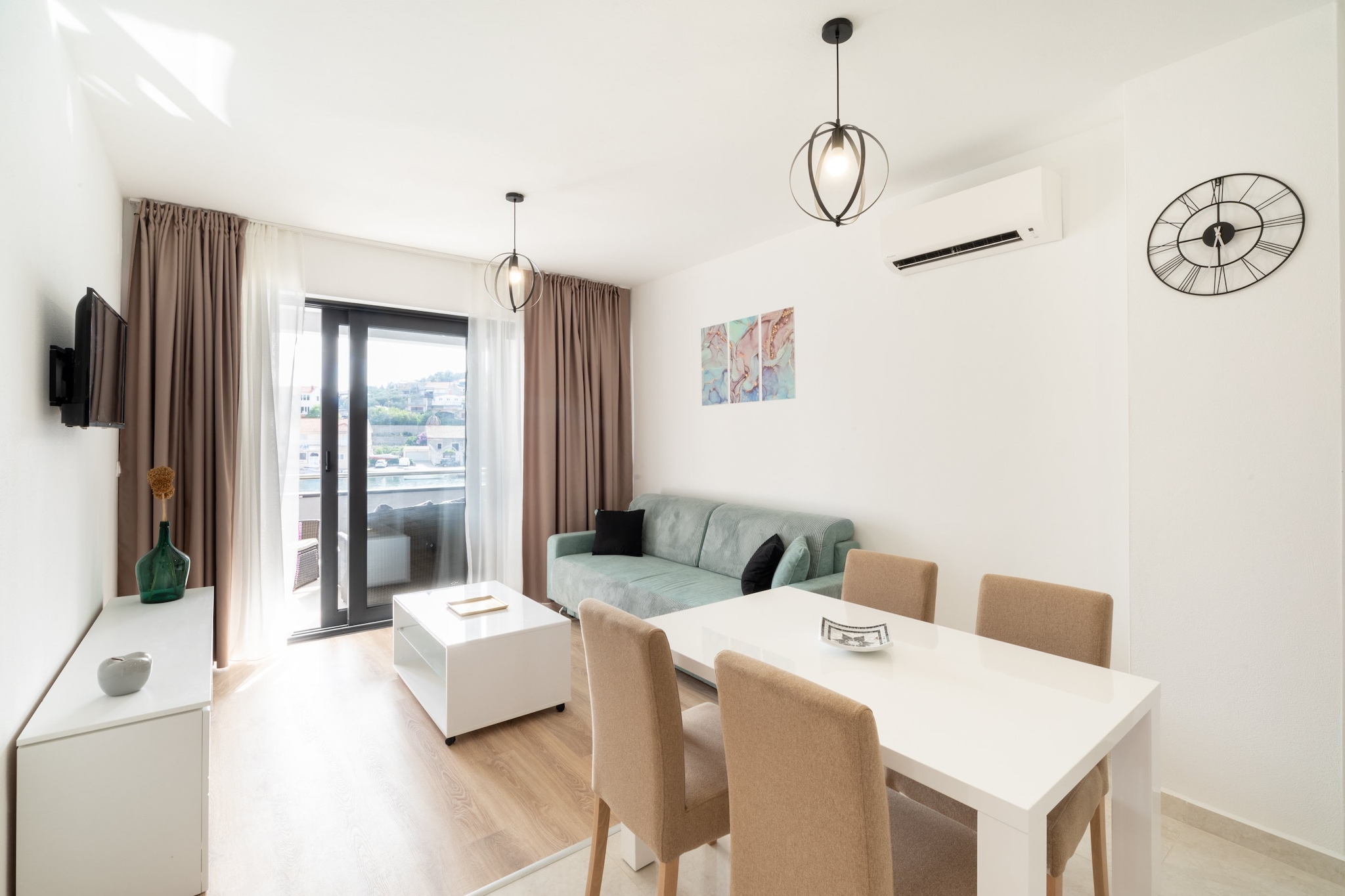 Apartments & Rooms Fisherman's Luck - One-Bedroom Apartment with Terrace and Sea View-Kitchen