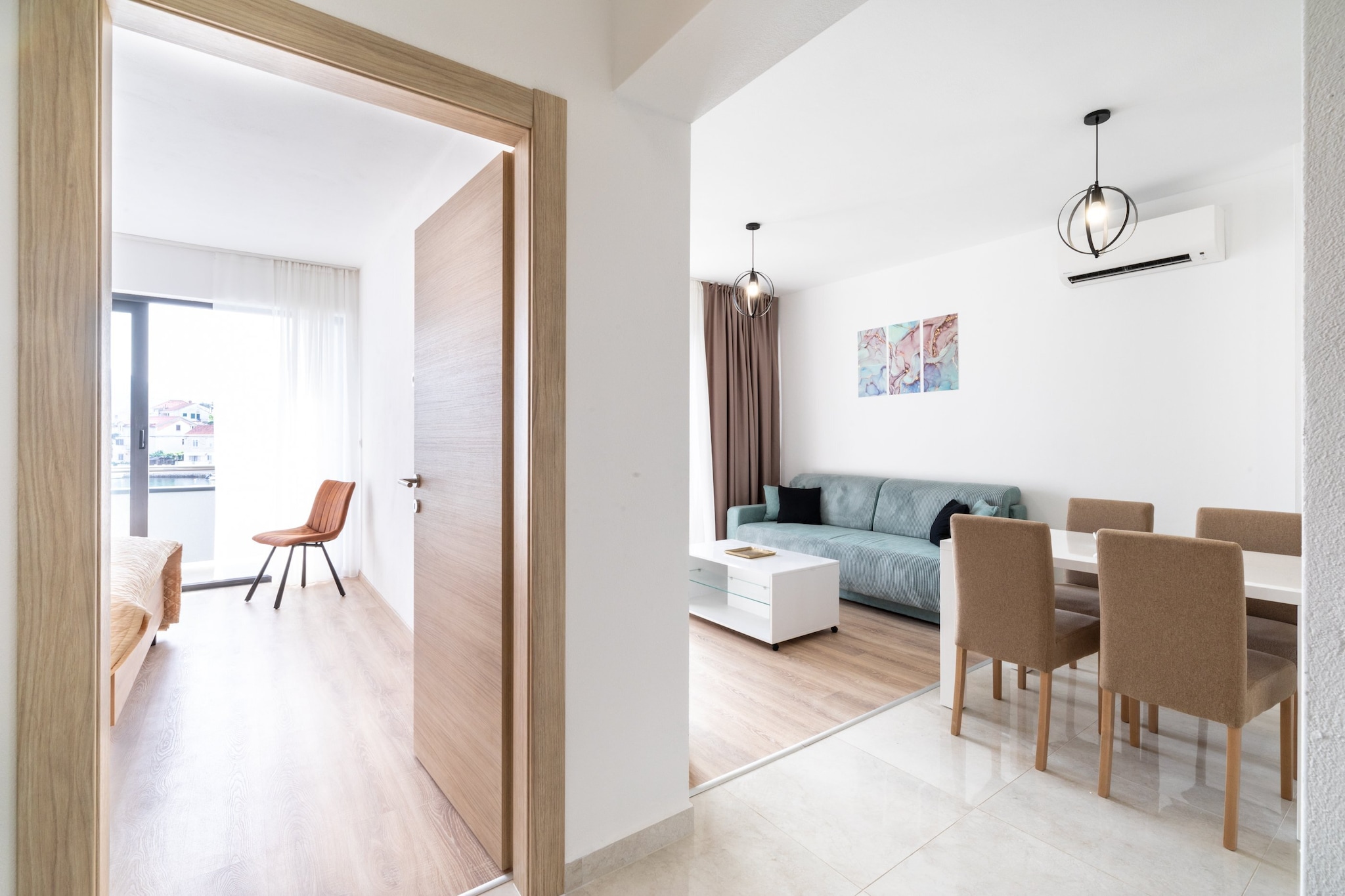 Apartments & Rooms Fisherman's Luck - One-Bedroom Apartment with Terrace and Sea View-Indoor
