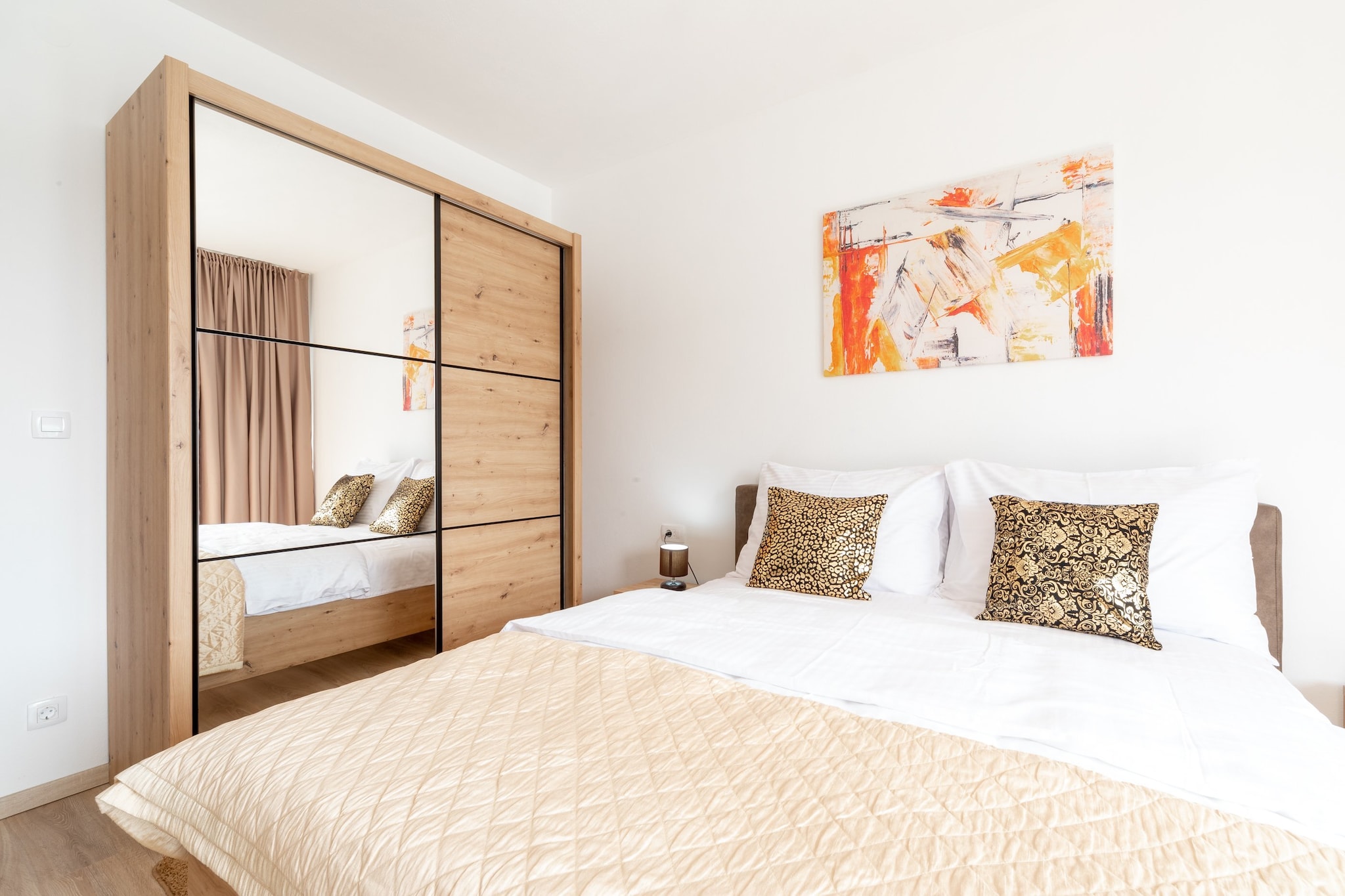 Apartments & Rooms Fisherman's Luck - One-Bedroom Apartment with Terrace and Sea View-Bedroom