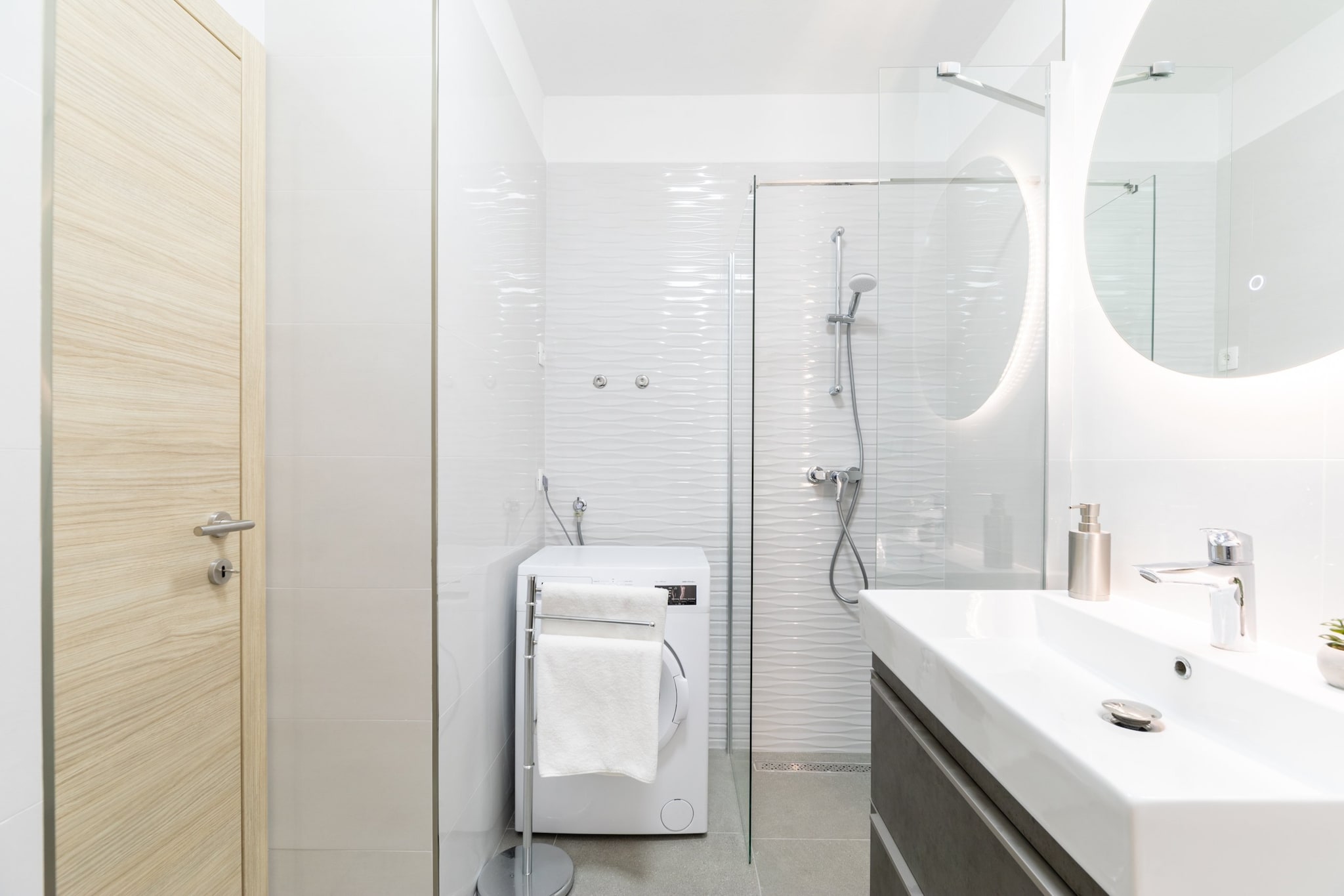 Apartments & Rooms Fisherman's Luck - One-Bedroom Apartment with Terrace and Sea View-Bathroom