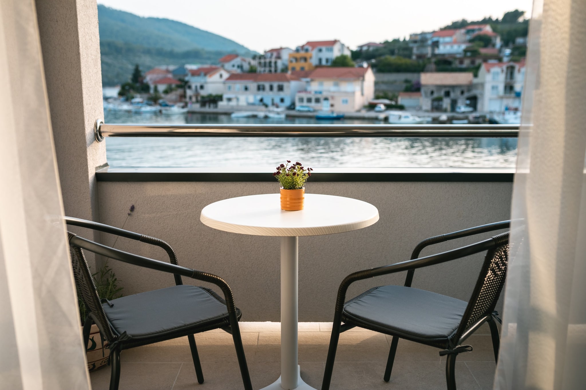 Apartments & Rooms Fisherman's Luck - Superior Twin Room with Balcony and Sea View-Terrace
