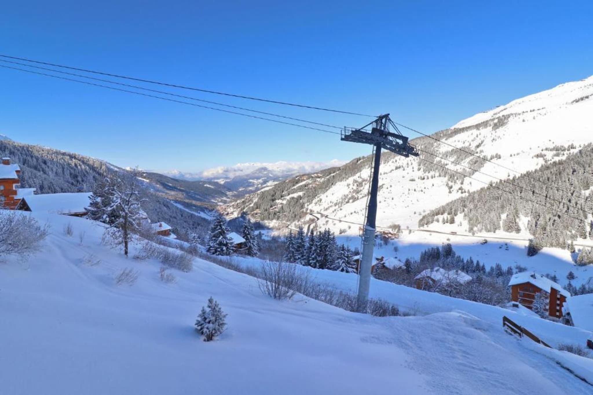 Chalet Etienne-Gebied winter 5km