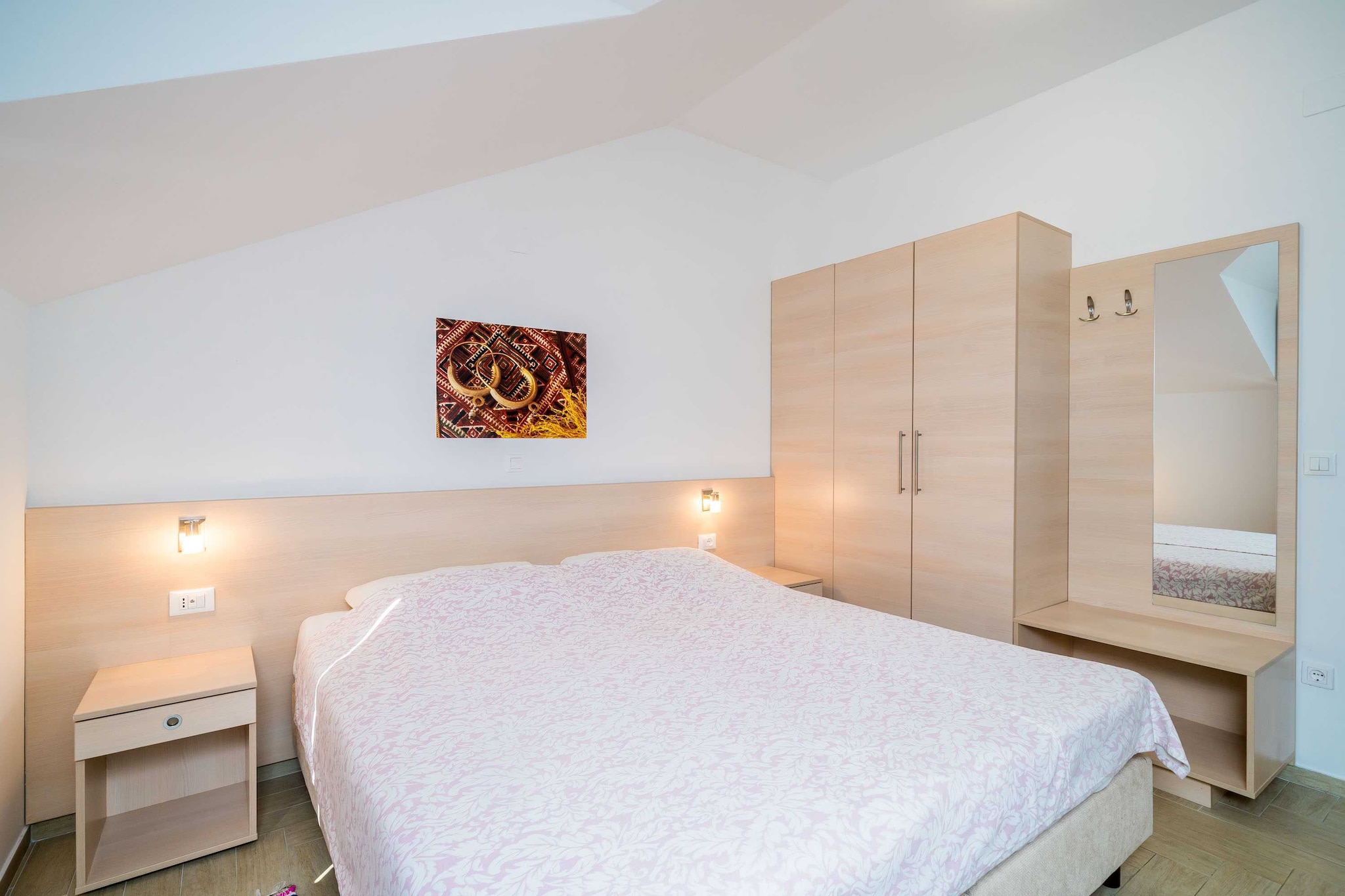 Villa Samba - Two Bedroom Apartment with Balcony and Sea View-Chambre