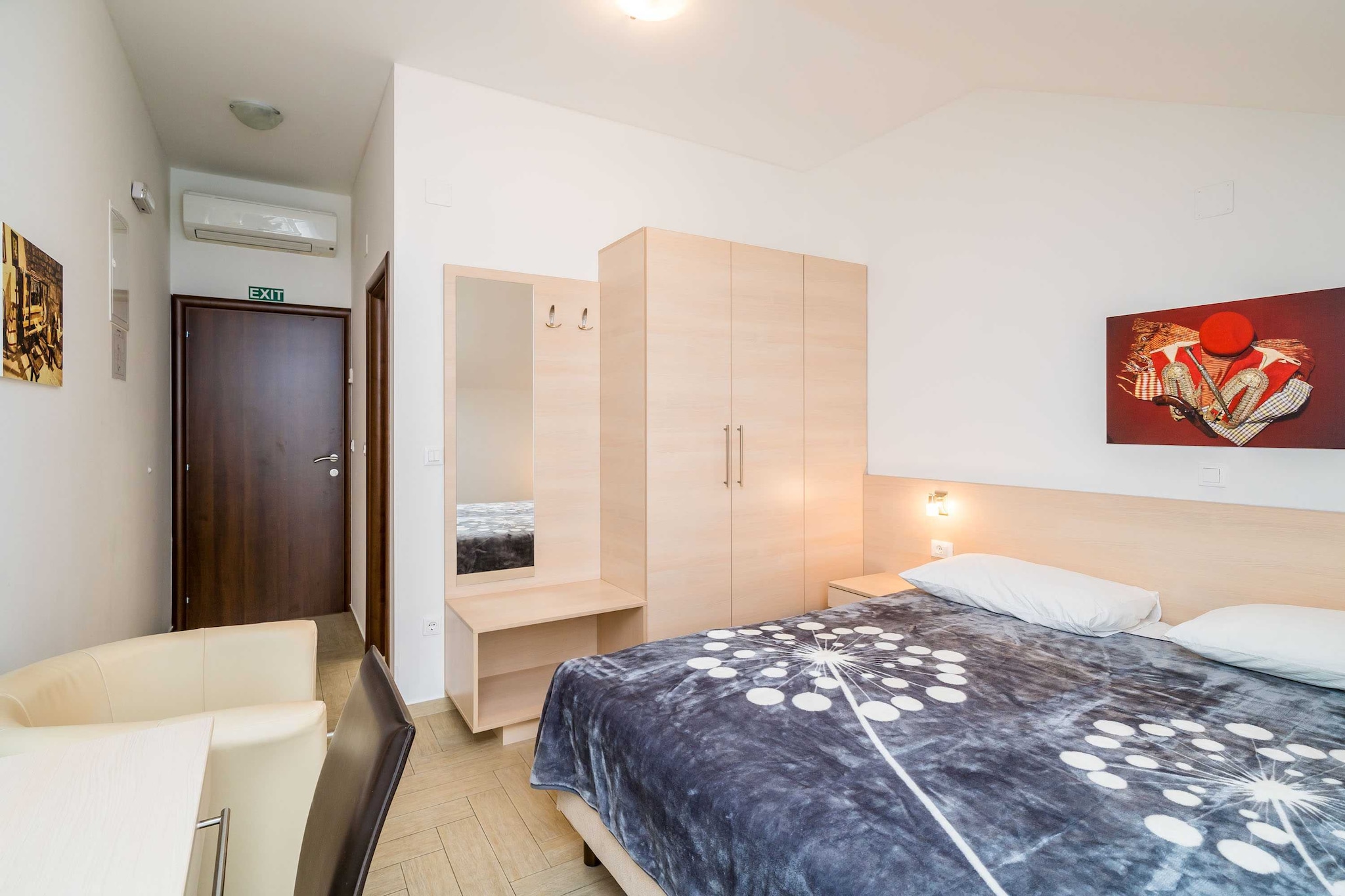 Villa Samba - Two Bedroom Apartment with Balcony and Sea View-Chambre