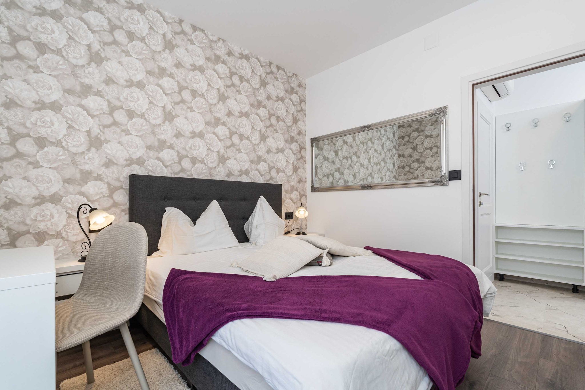 Apartment Villa Palma - One bedroom apartment with Balcony and Sea View (Apartman 2)-Chambre