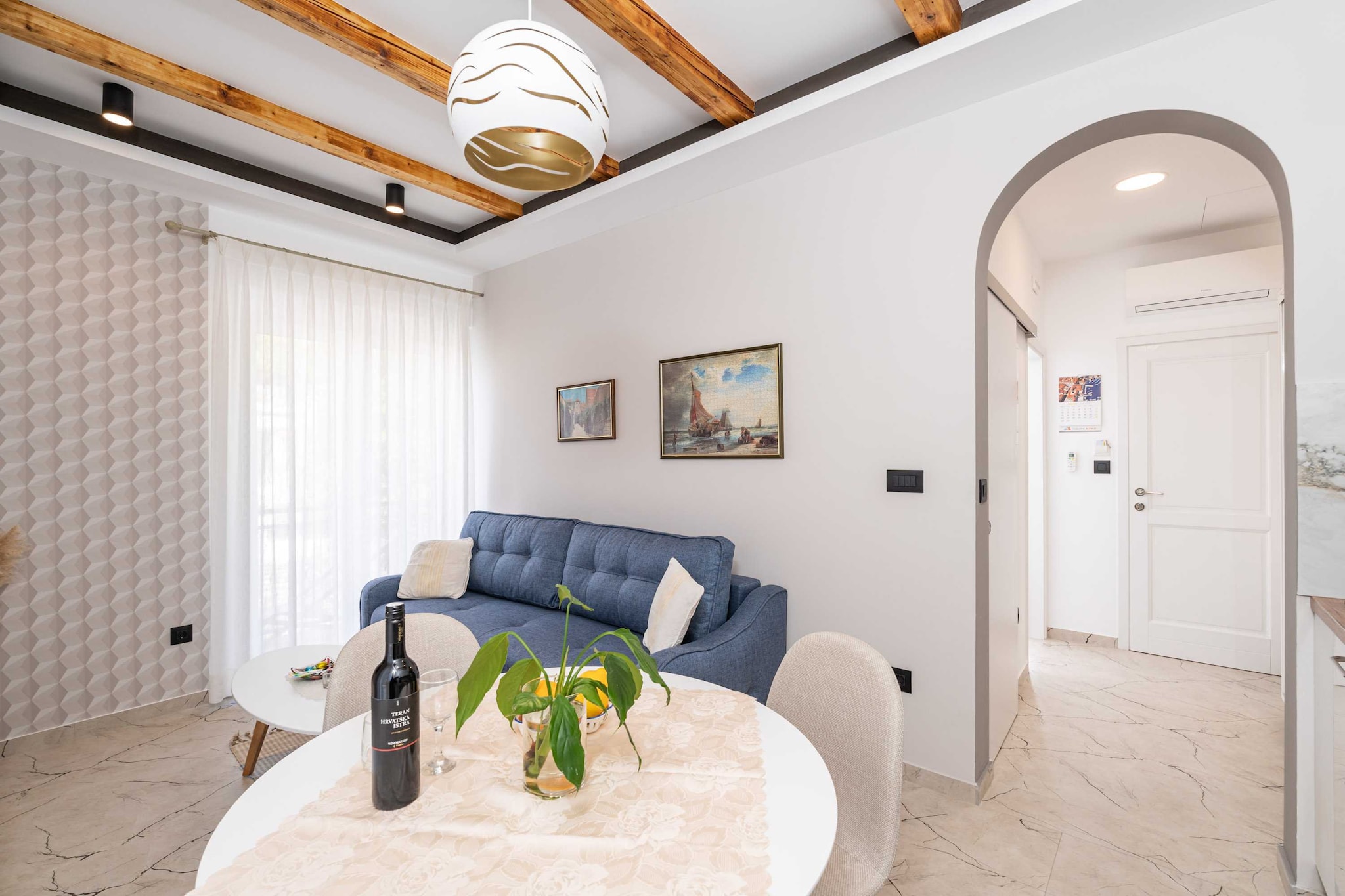 Apartment Villa Palma - One bedroom apartment with Balcony and Sea View (Apartman 2)-Salon
