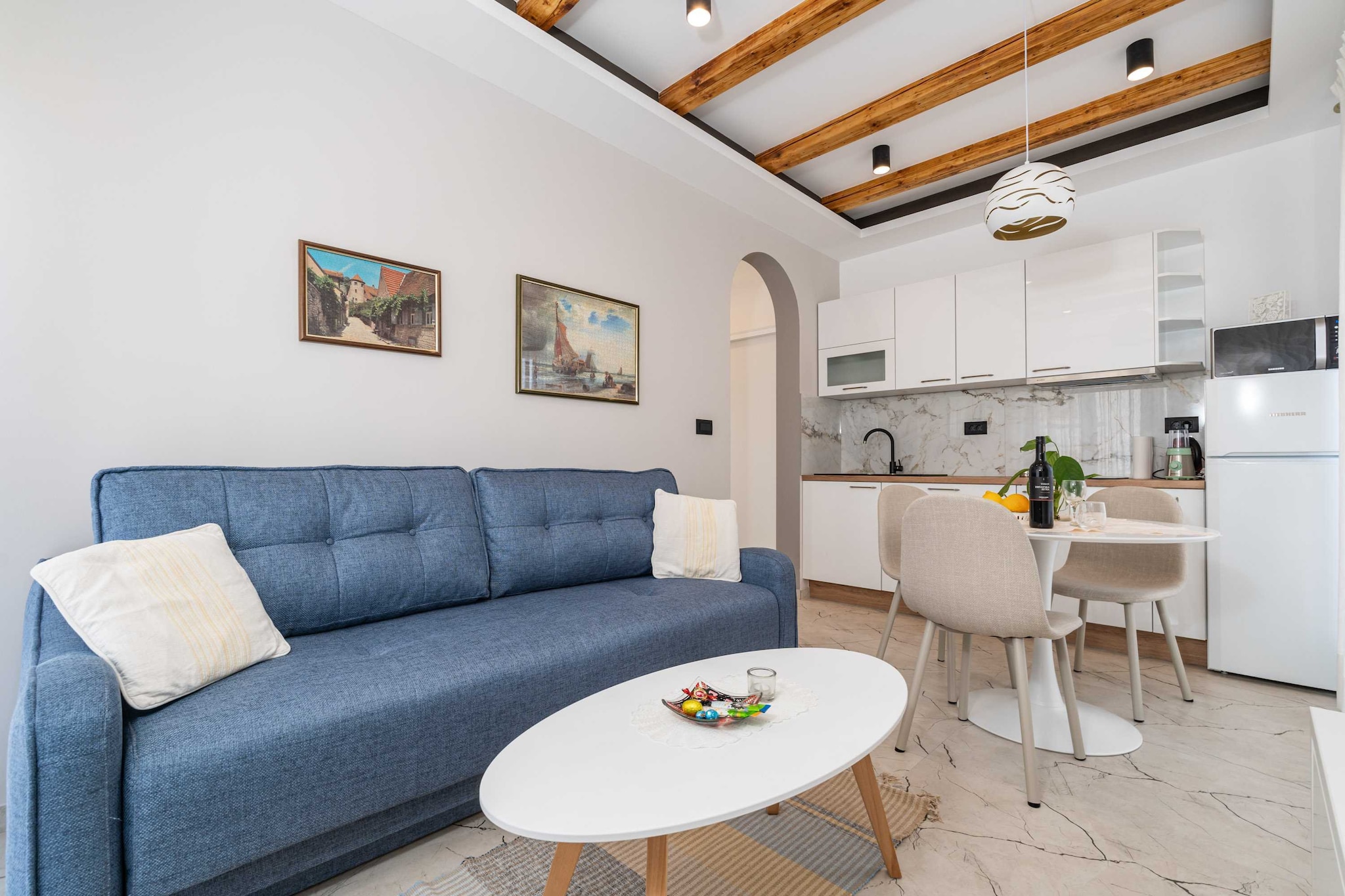 Apartment Villa Palma - One bedroom apartment with Balcony and Sea View (Apartman 2)-Salon