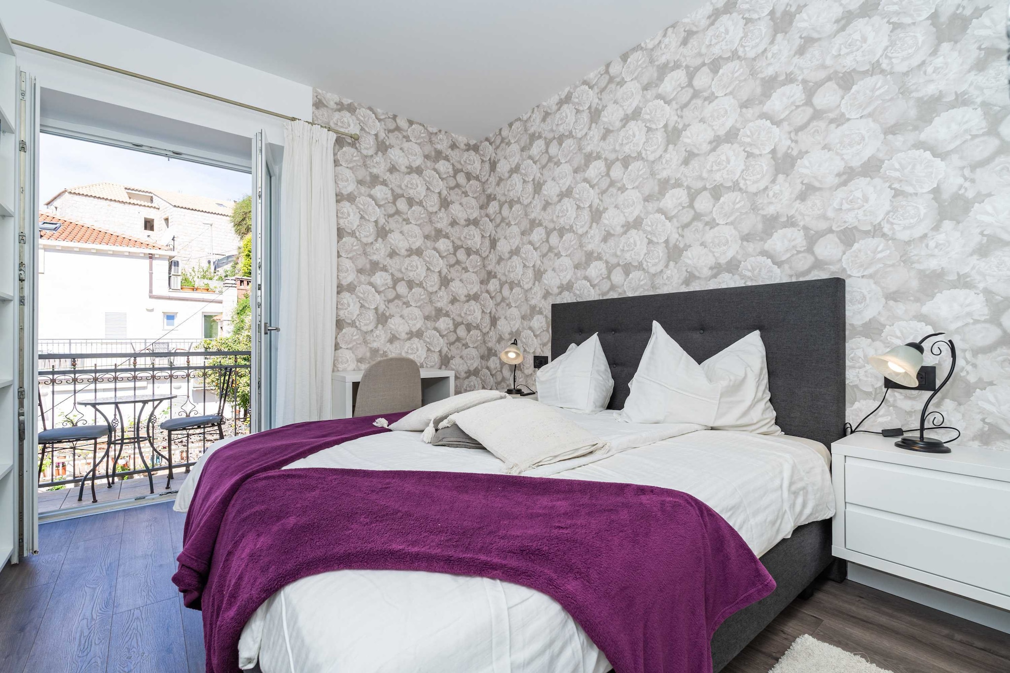 Apartment Villa Palma - One bedroom apartment with Balcony and Sea View (Apartman 2)-Chambre