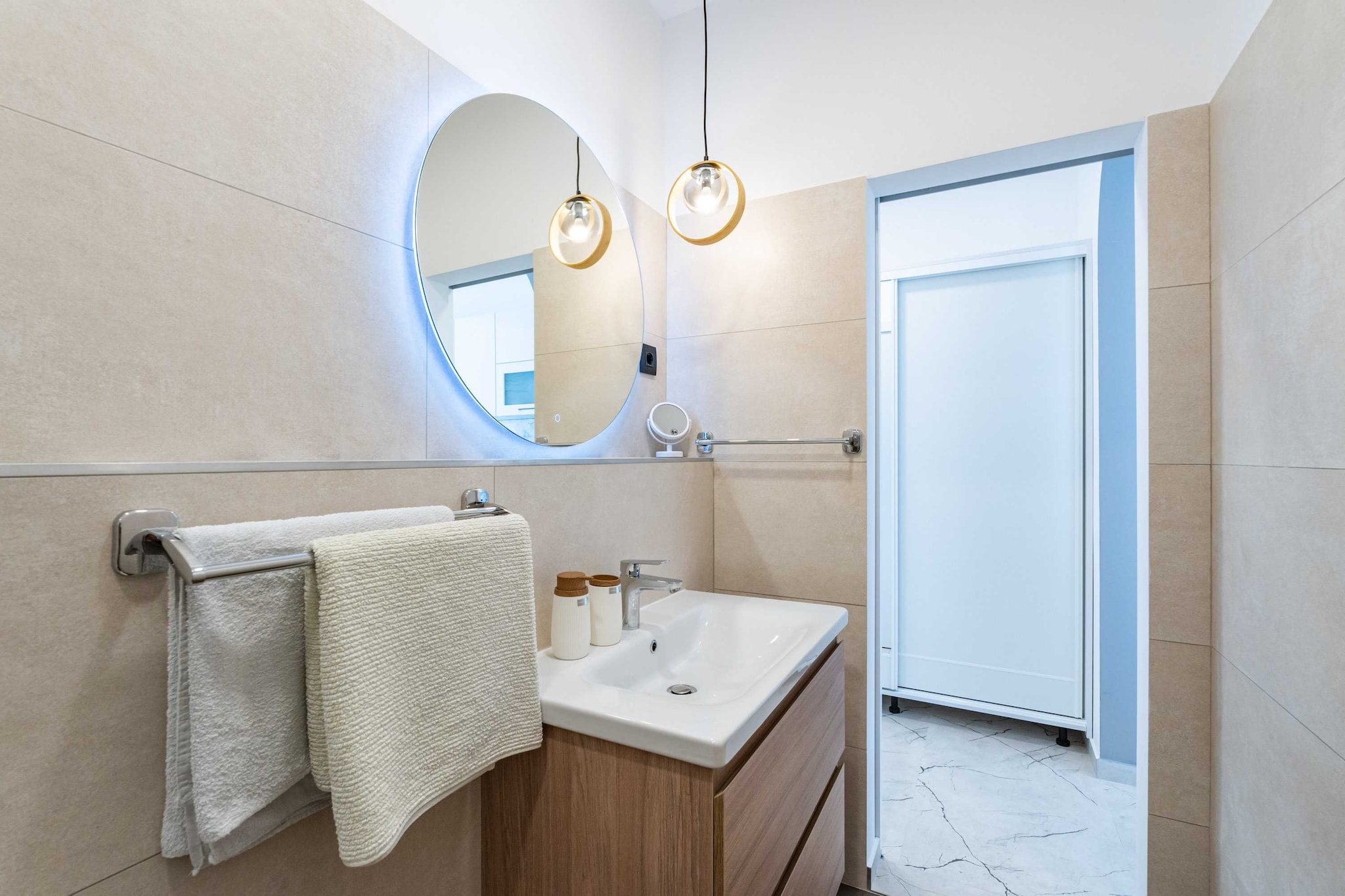 Apartment Villa Palma - One bedroom apartment with Balcony and Sea View (Apartman 2)-Salle de bain