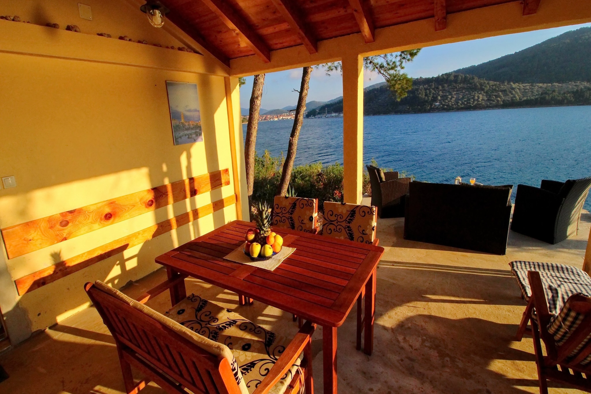 Holiday Home Bili Žal - Two Bedroom Holiday Home with Terrace and Sea View-Terrasse