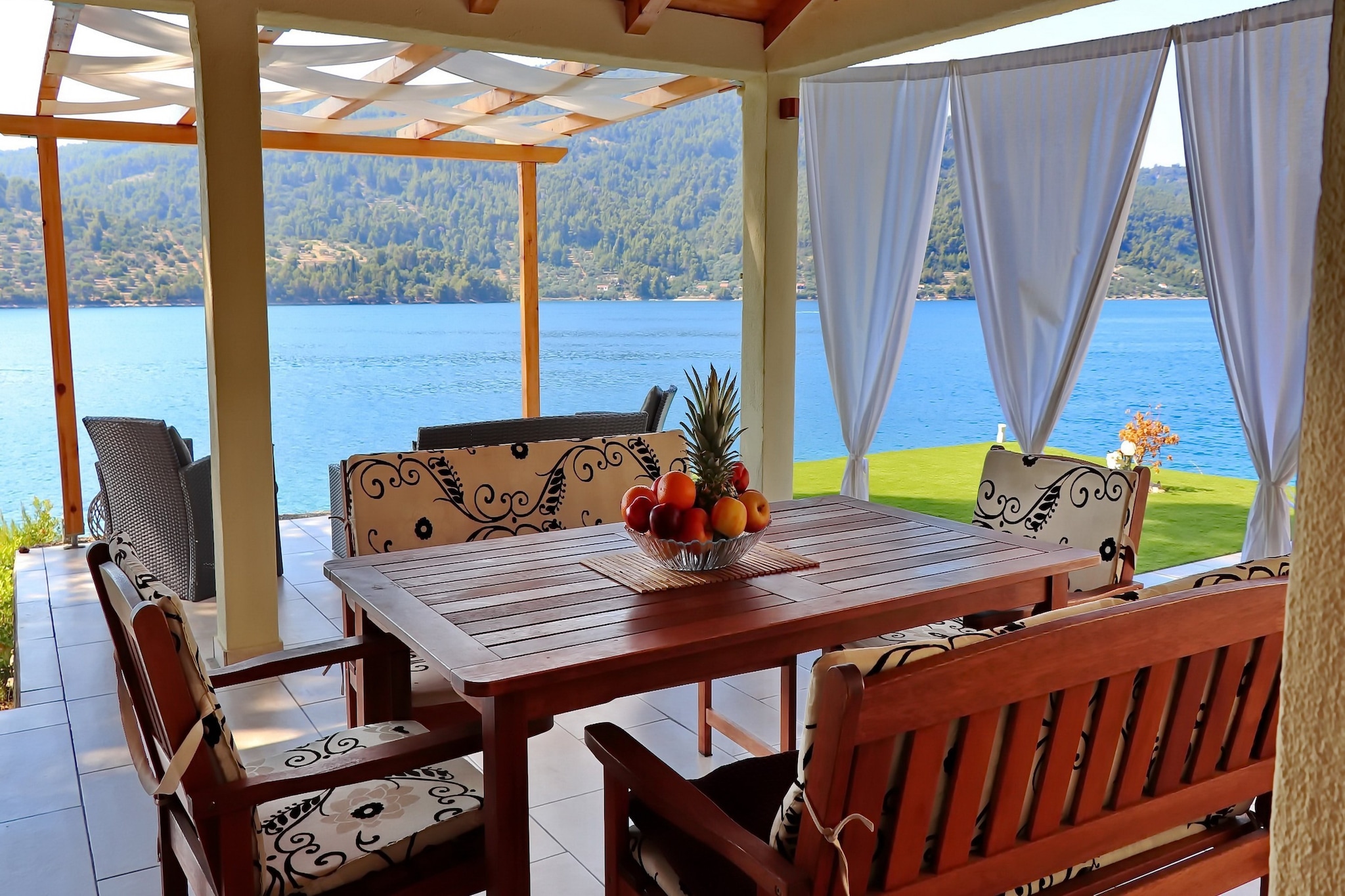 Holiday Home Bili Žal - Two Bedroom Holiday Home with Terrace and Sea View-Terrasse