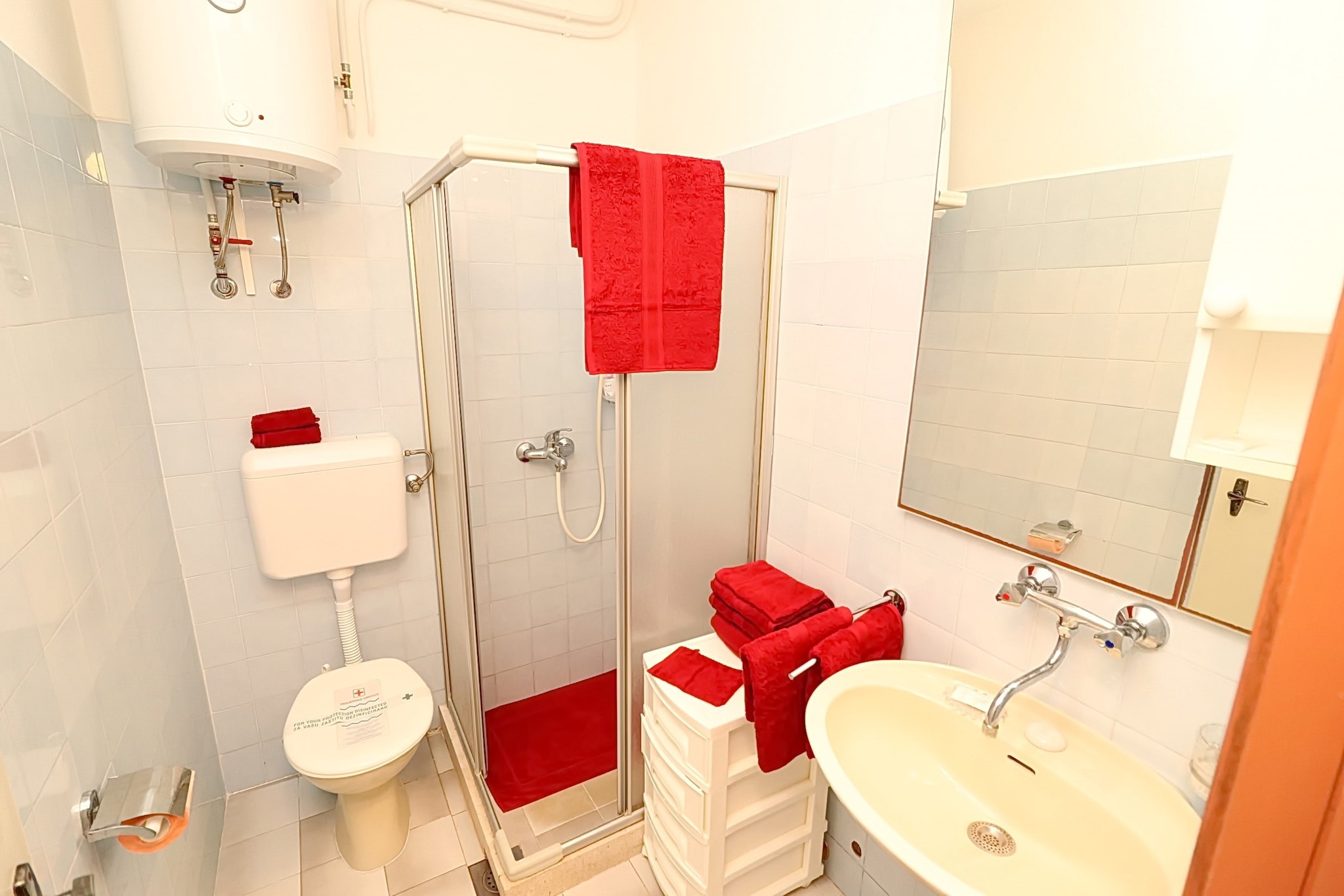 Apartments Villa Cebalo Korčula - Two Bedroom Apartment with Terrace and Sea View  LANA-Badezimmer