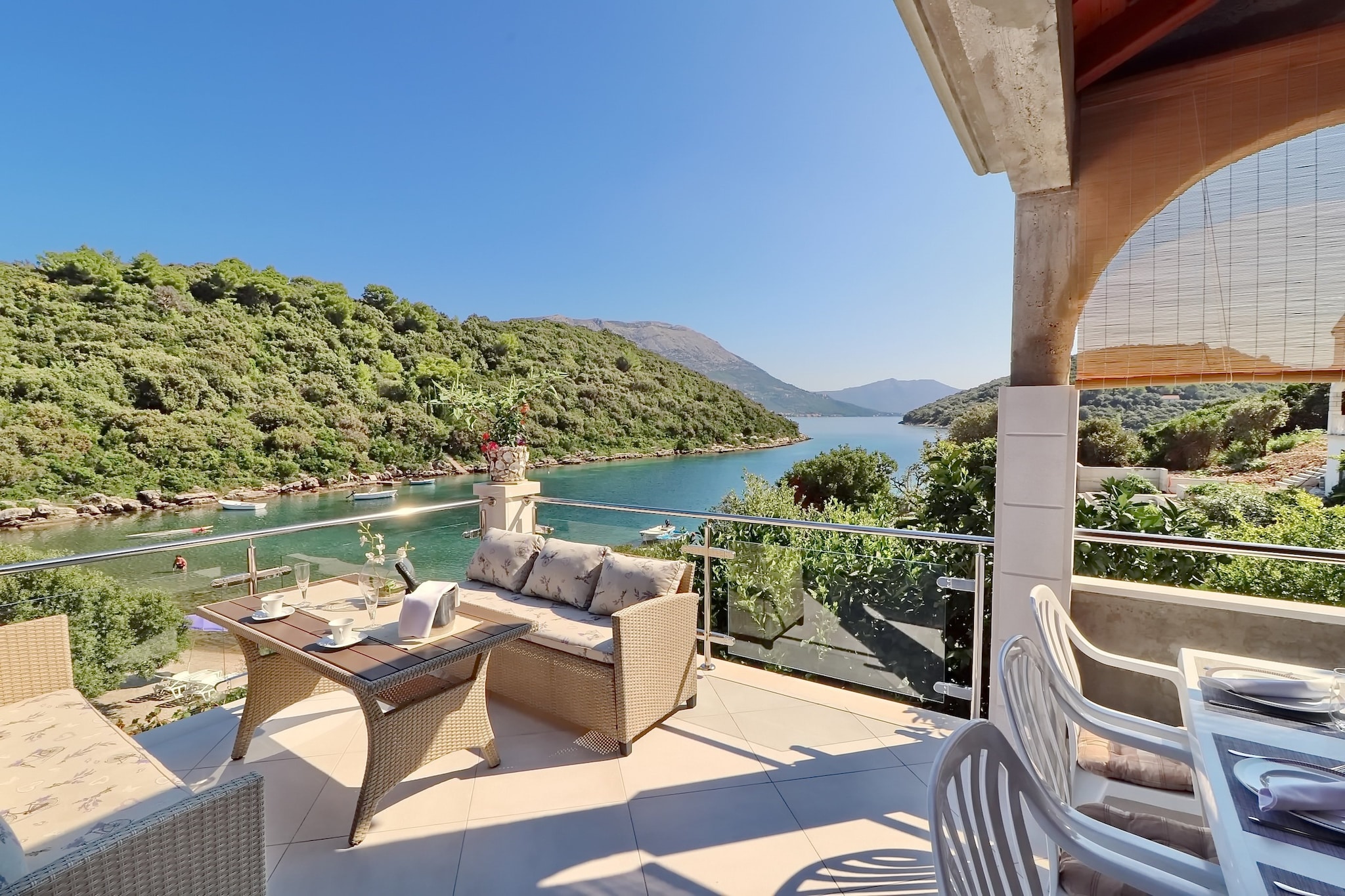 Apartments Villa Cebalo Korčula - Superior Three Bedroom Apartment with Terrace and Sea View  MARKO