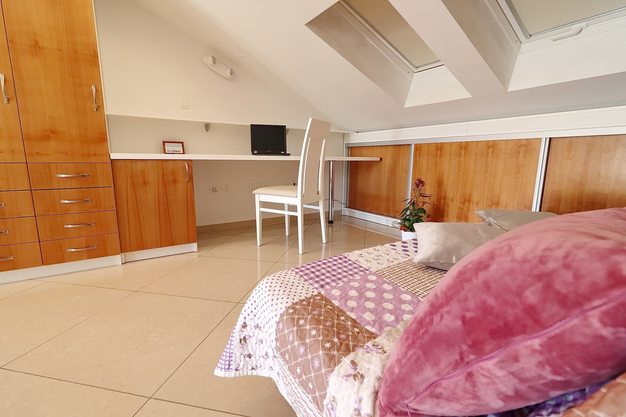 Apartments Villa Cebalo Korčula - Comfort One Bedroom Apartment with Terrace and Sea View  MARA-Schlafzimmer