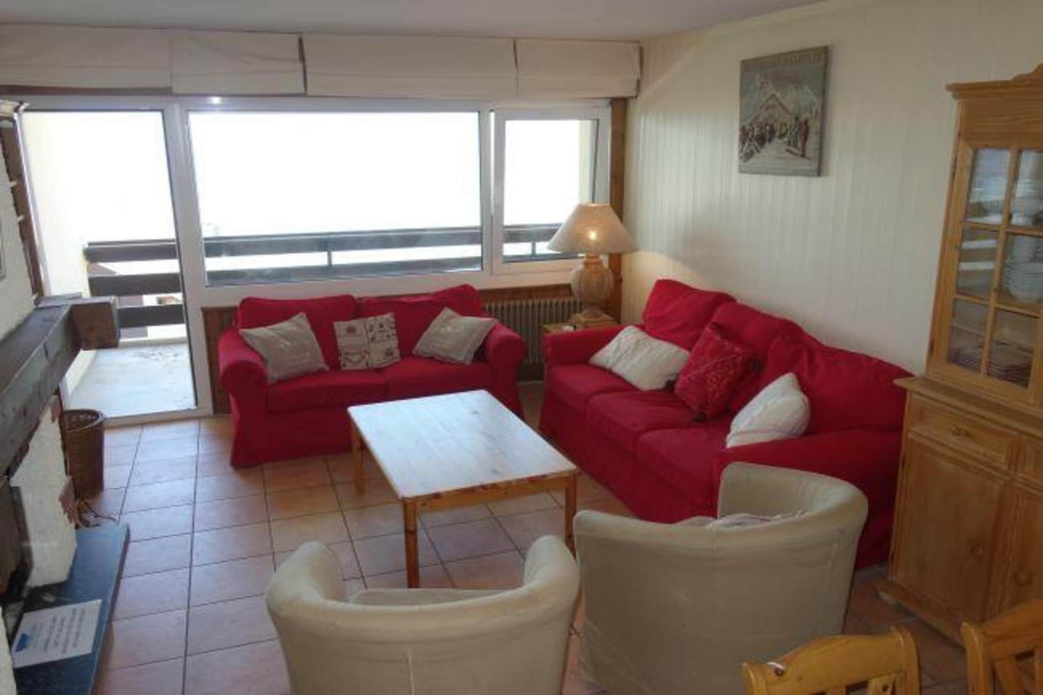 Ski-in Ski-out - Les Mayens MA 022 - LUXURY apart-Woonkamer