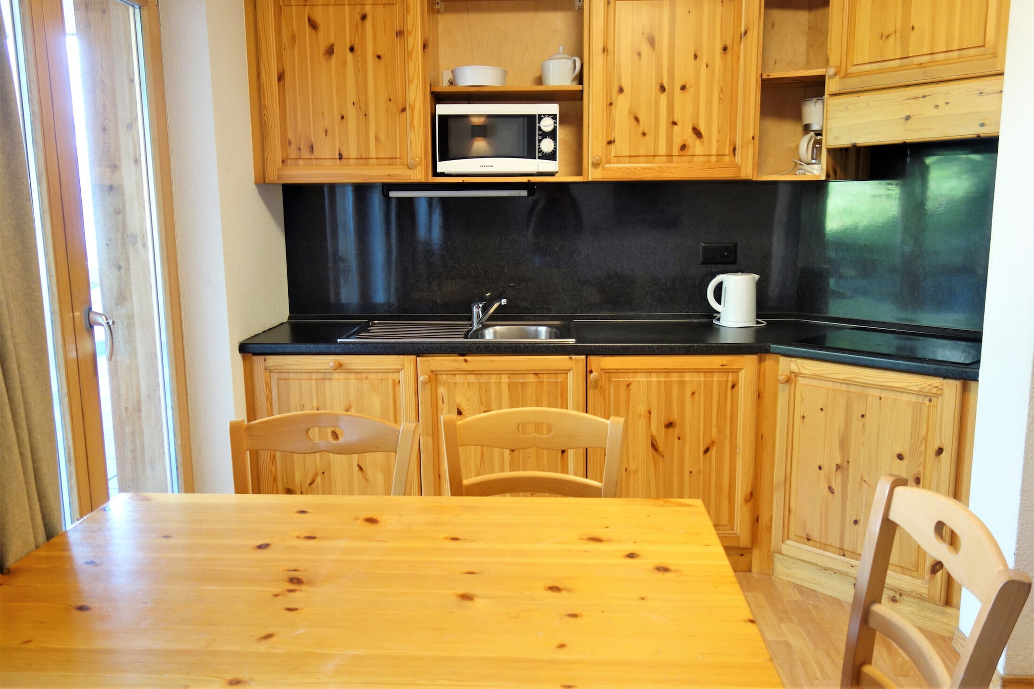 Valley view apartment with paid sauna
