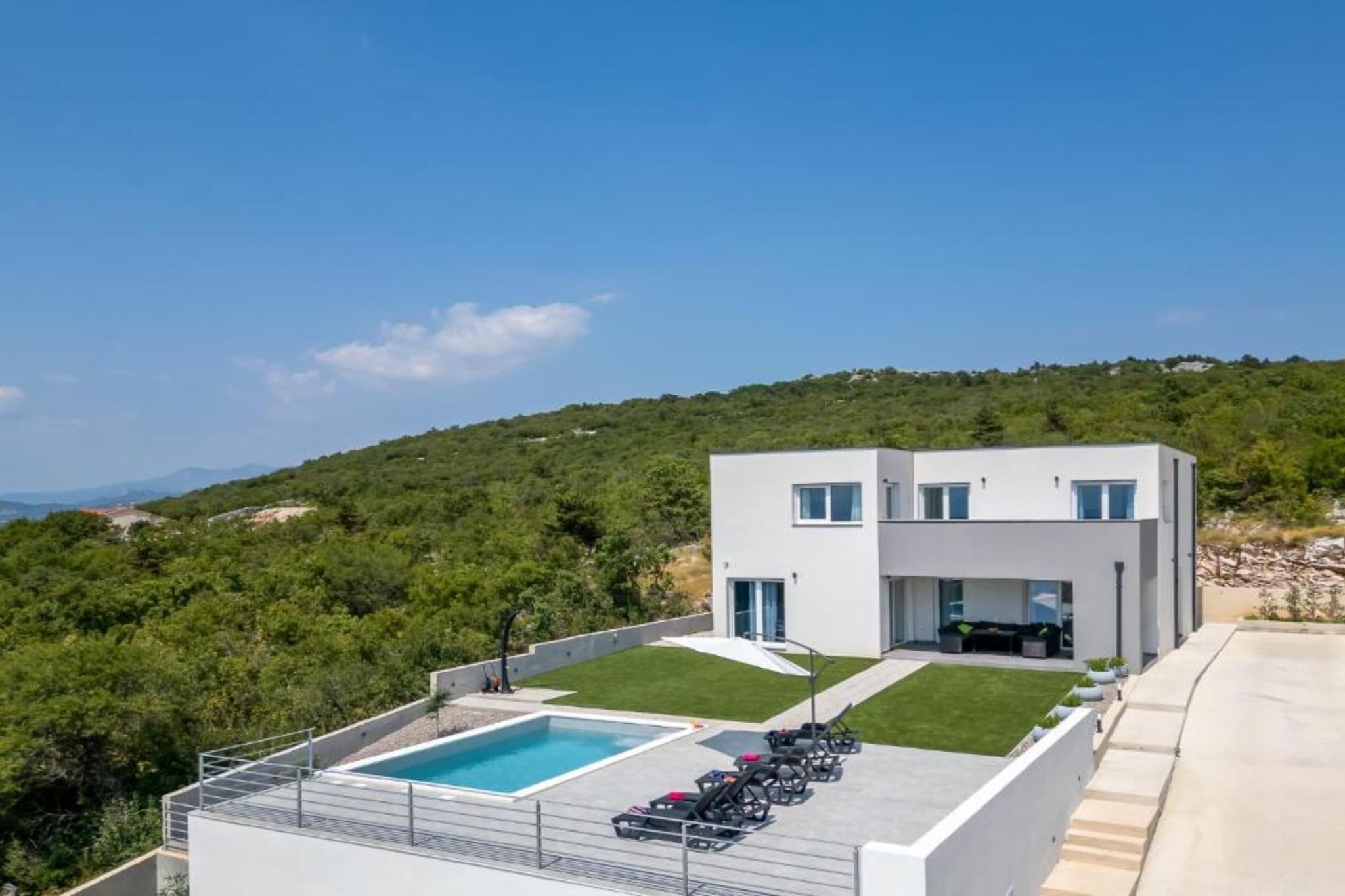 Villa Fran - Four Bedroom Villa with Private Pool-Außenbereich