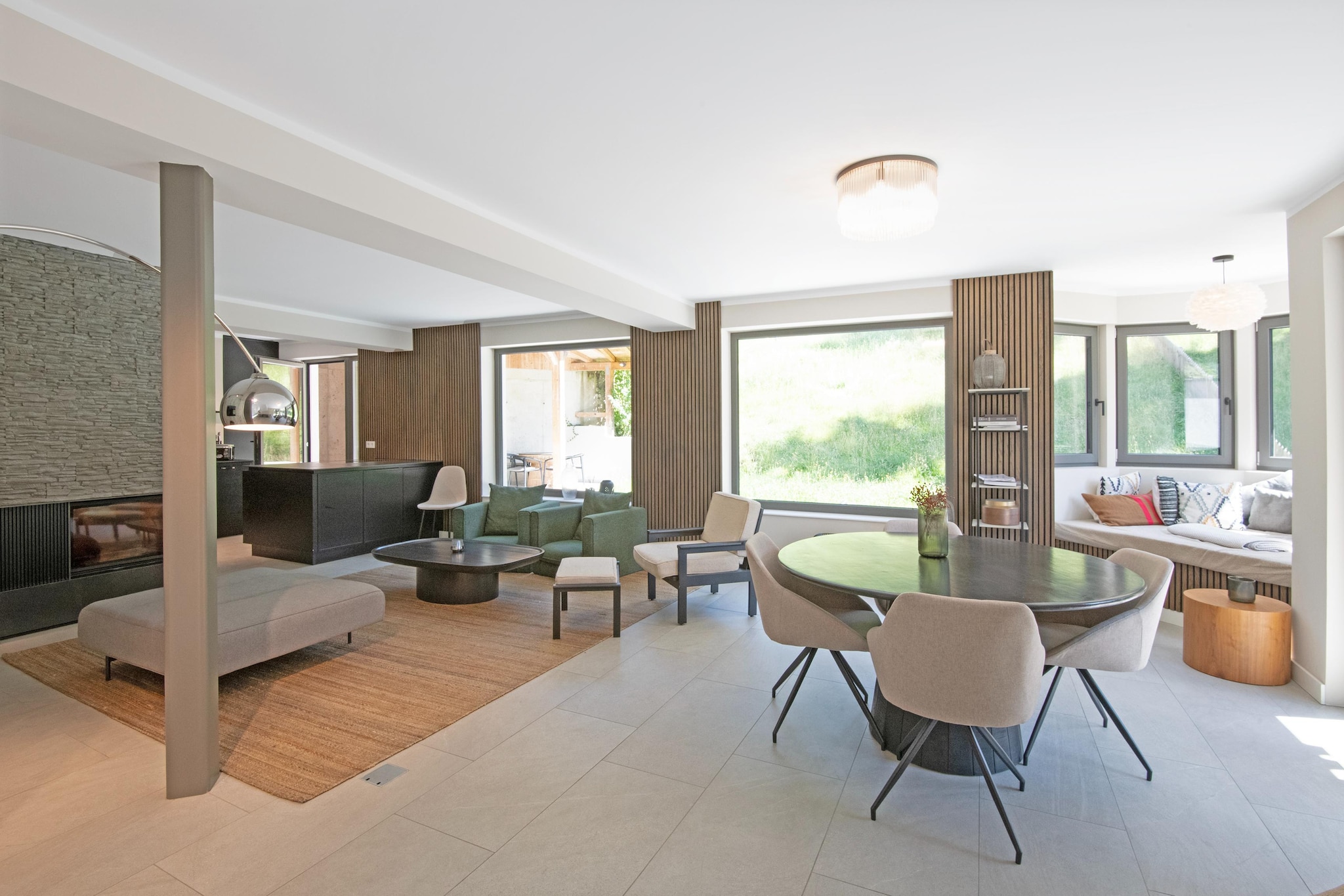 Mountain Retreat B - Woonkamer