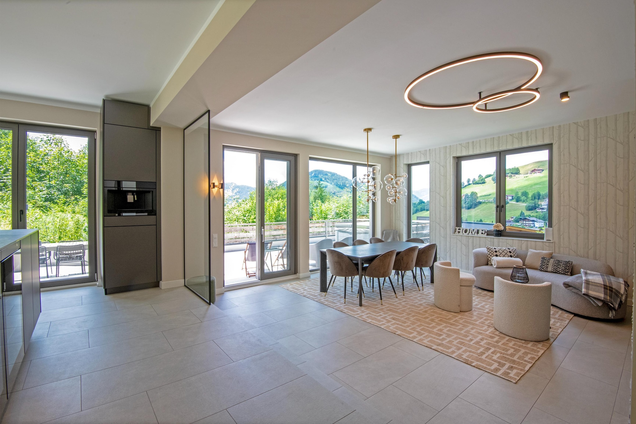 Mountain Retreat A - Woonkamer
