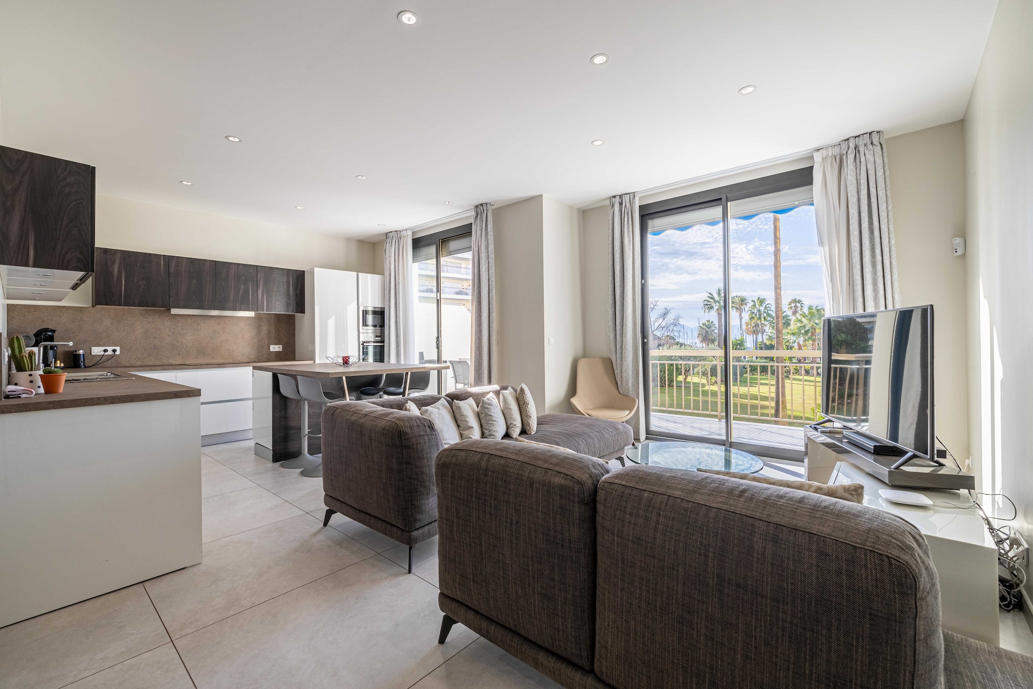 Splendid apartment, Sea view, Parking - Croisette