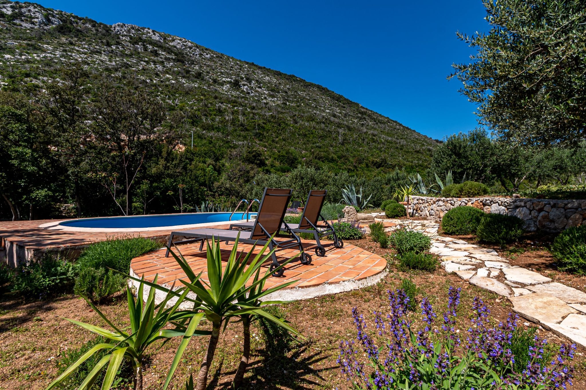 Stone House Anfitrite - Two Bedroom Villa with Private Pool and Terrace-Im Freien