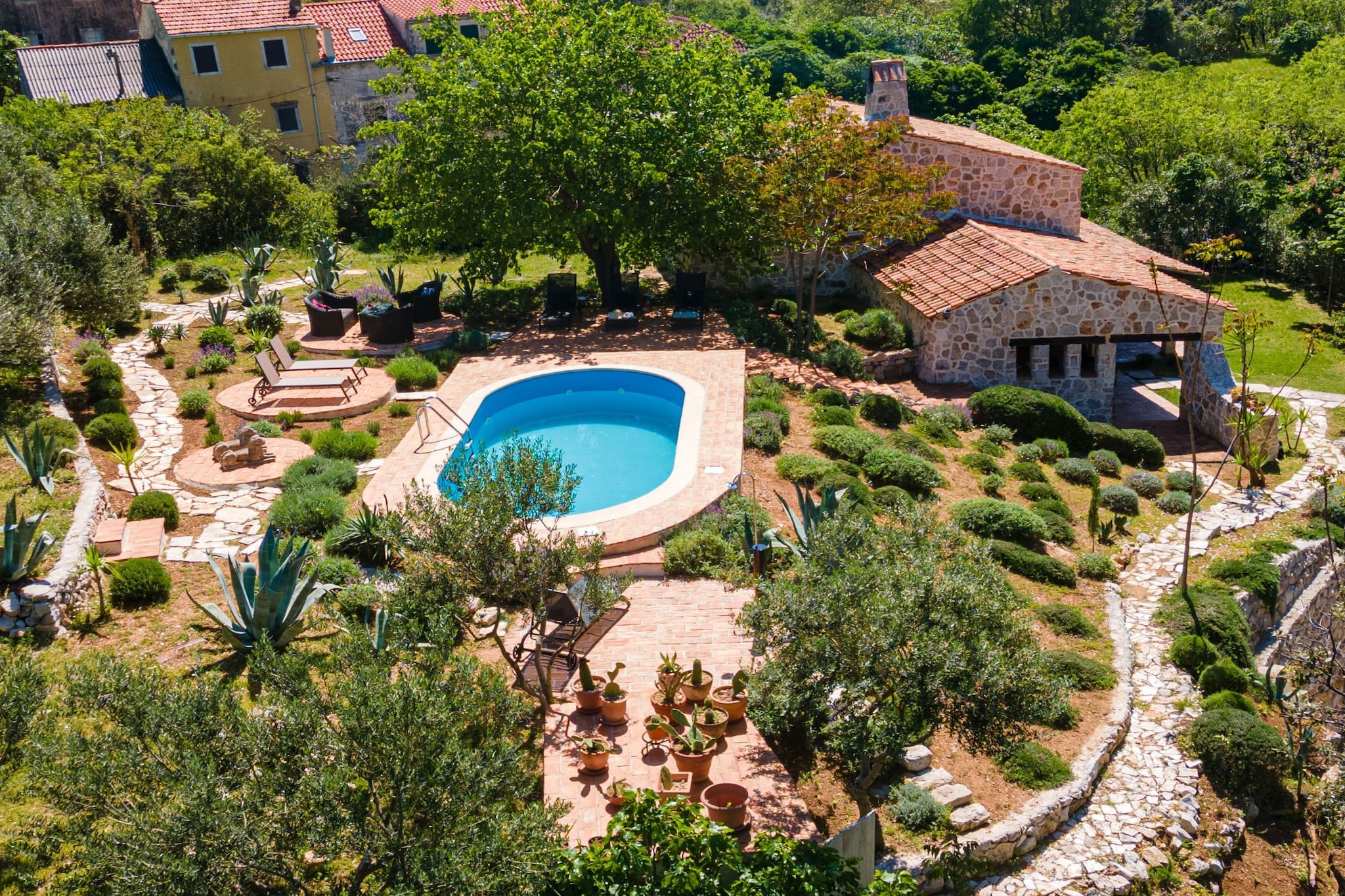 Stone House Anfitrite - Two Bedroom Villa with Private Pool and Terrace-Aussicht