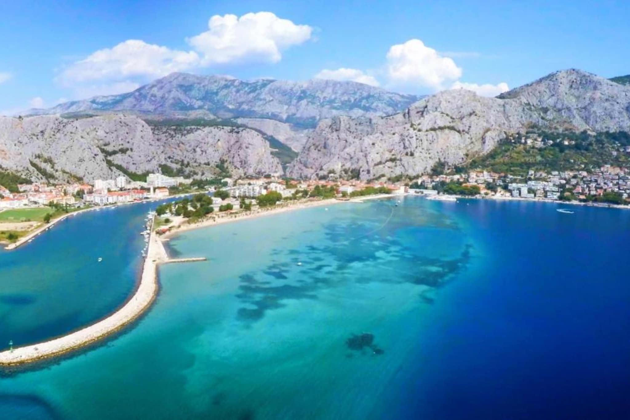 Omis River & Sea Escape - One Bedroom Apartment with Balcony and Sea View-Vue