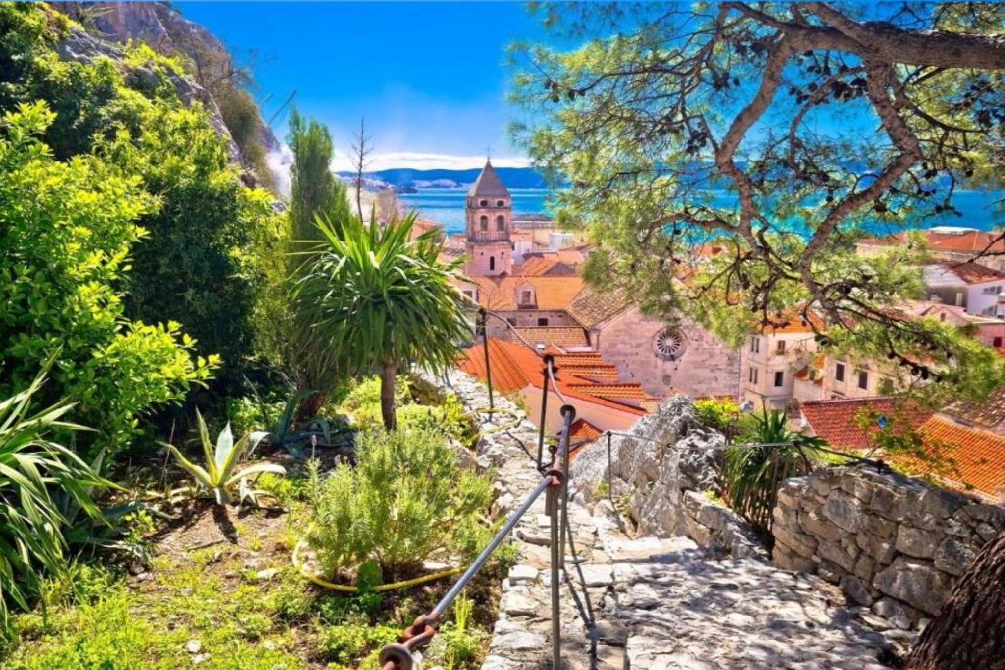 Omis River & Sea Escape - One Bedroom Apartment with Balcony and Sea View-Vue
