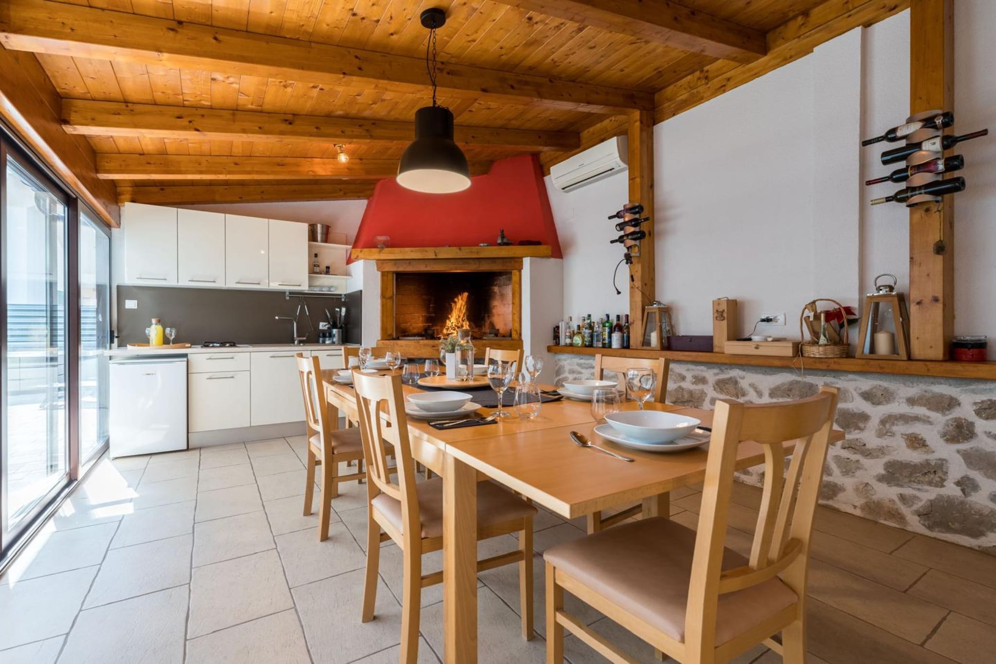 Villa S - Five Bedroom Villa with Private Pool-Esszimmer