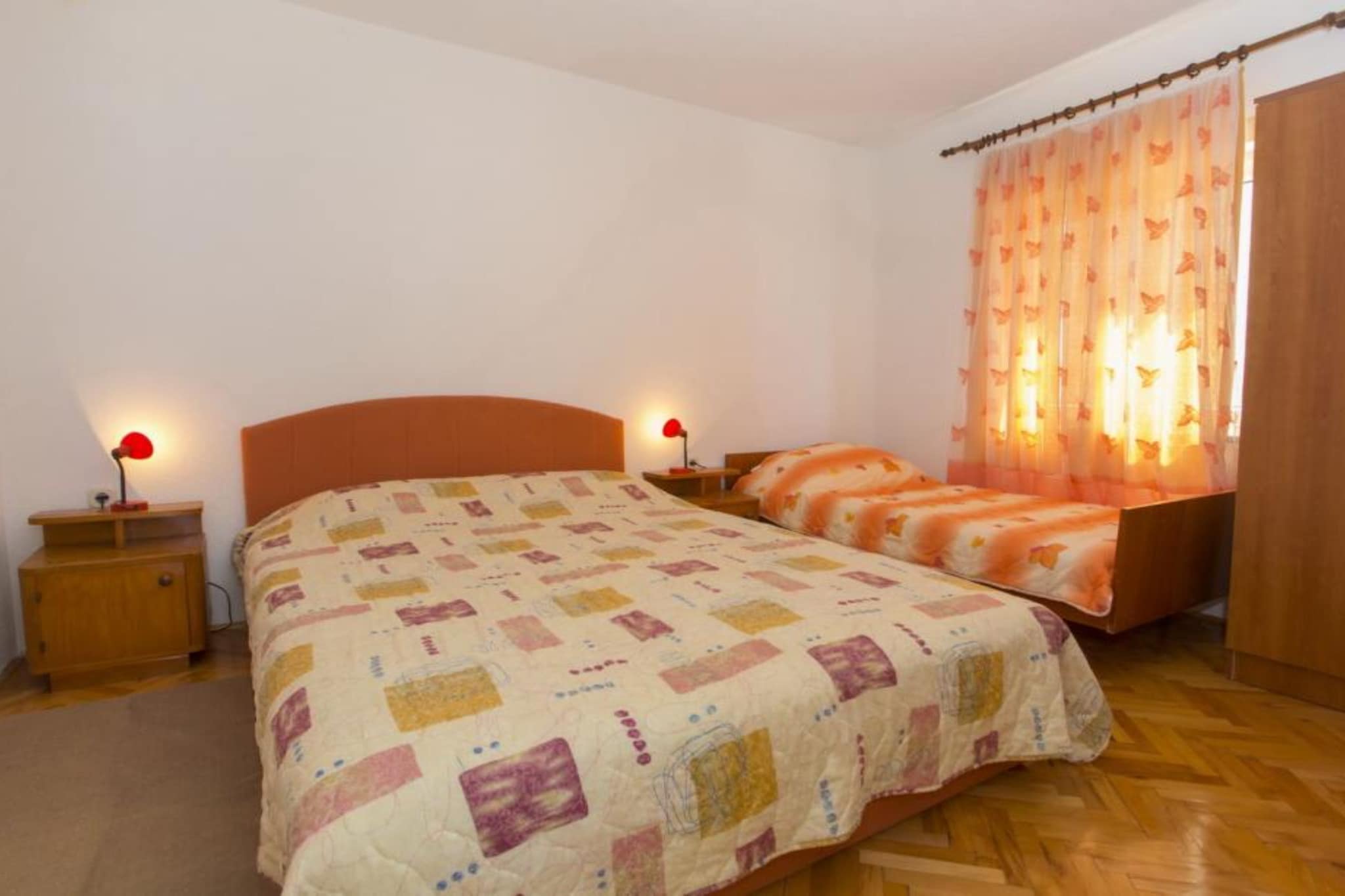 Two Bedroom Apartment with Terrace (A4+1)-Schlafzimmer