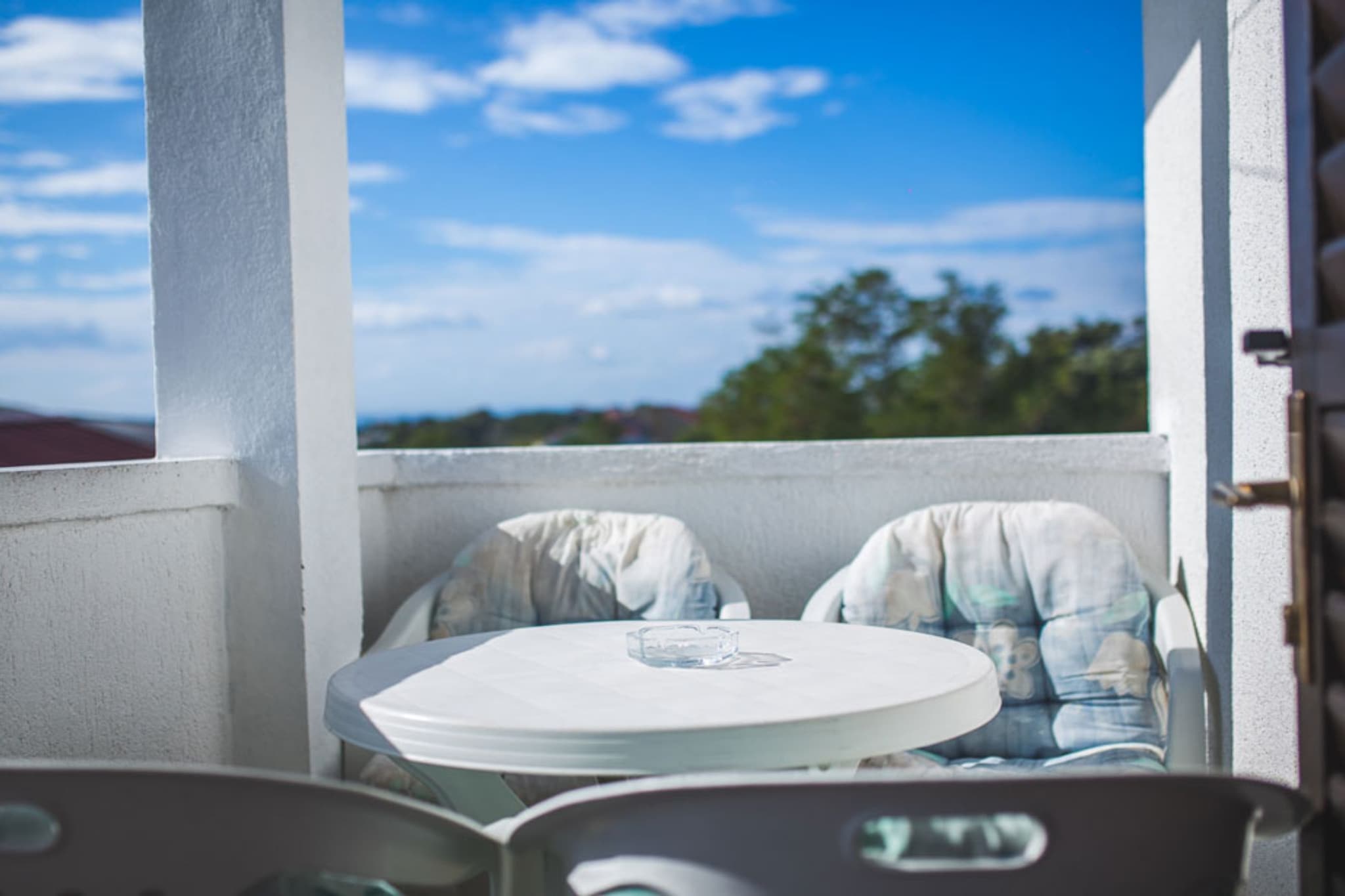 Apartments Jug - Standard Studio Apartment with Balcony and Sea View-Balcon-terrasse
