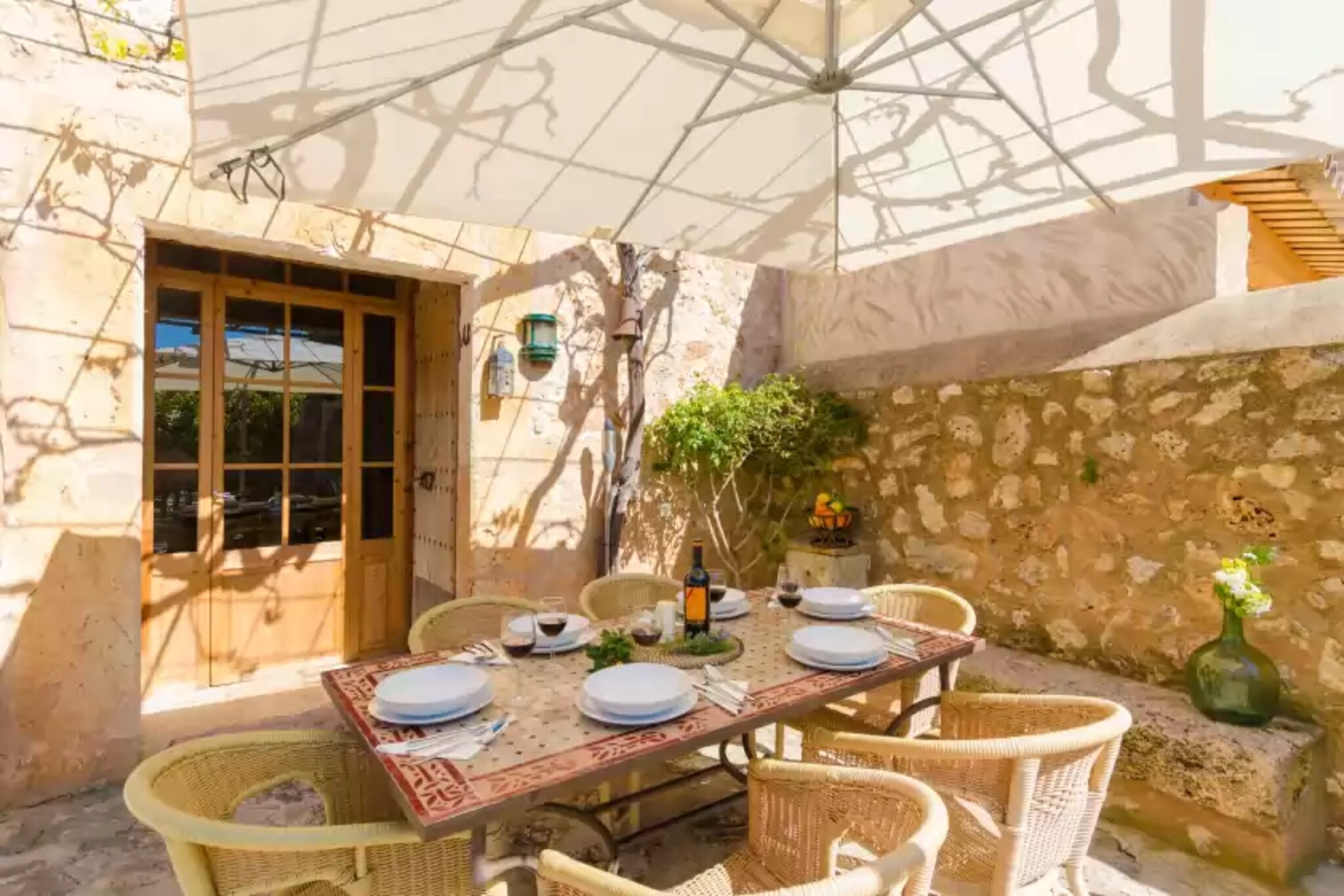 Finca Can Maria Costitx-Terrace balcony