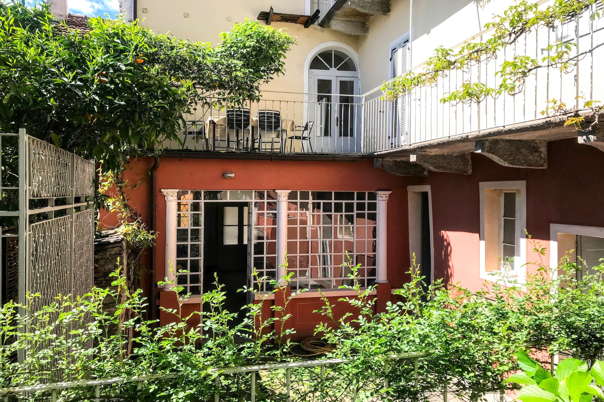 This charming apartment is situated in the heart of Cannero Rivieraâ€™s historic center, just steps from the beautiful lakefront. Perfect for couples or small families, it offers a cozy and comfortable stay with a well-furnished bedroom and a spacious living area. The apartment is designed for relaxation, with stylish interiors and modern amenities to ensure a pleasant stay. A parking area is conveniently located just 50 meters away. Please note that pets are not allowed, making this an ideal choice for those seeking a peaceful, pet-free retreat.  

Cannero Riviera is a stunning lakeside town on the Piedmont shore of Lake Maggiore, renowned for its sunny climate and natural protection from cold winds. The area boasts a unique Mediterranean feel, with lush vegetation including palm trees, lemon groves, and colorful flowers like azaleas and rhododendrons. A short stroll from the apartment brings you to local cafes, bakeries, and restaurants offering delicious regional specialties. The sandy beach is within walking distance, inviting you to enjoy a refreshing swim or simply relax by the lake.  

The apartment is equipped with a modern kitchen, featuring essential appliances such as a refrigerator, stovetop, and microwave, allowing guests to prepare home-cooked meals. The stylish bathroom includes a walk-in shower, washbasin, and all necessary toiletries for a comfortable stay. The living space provides a cozy seating area, perfect for unwinding after a day of exploring the town. With its prime location and welcoming atmosphere, this apartment is the perfect choice for an unforgettable lakeside getaway.