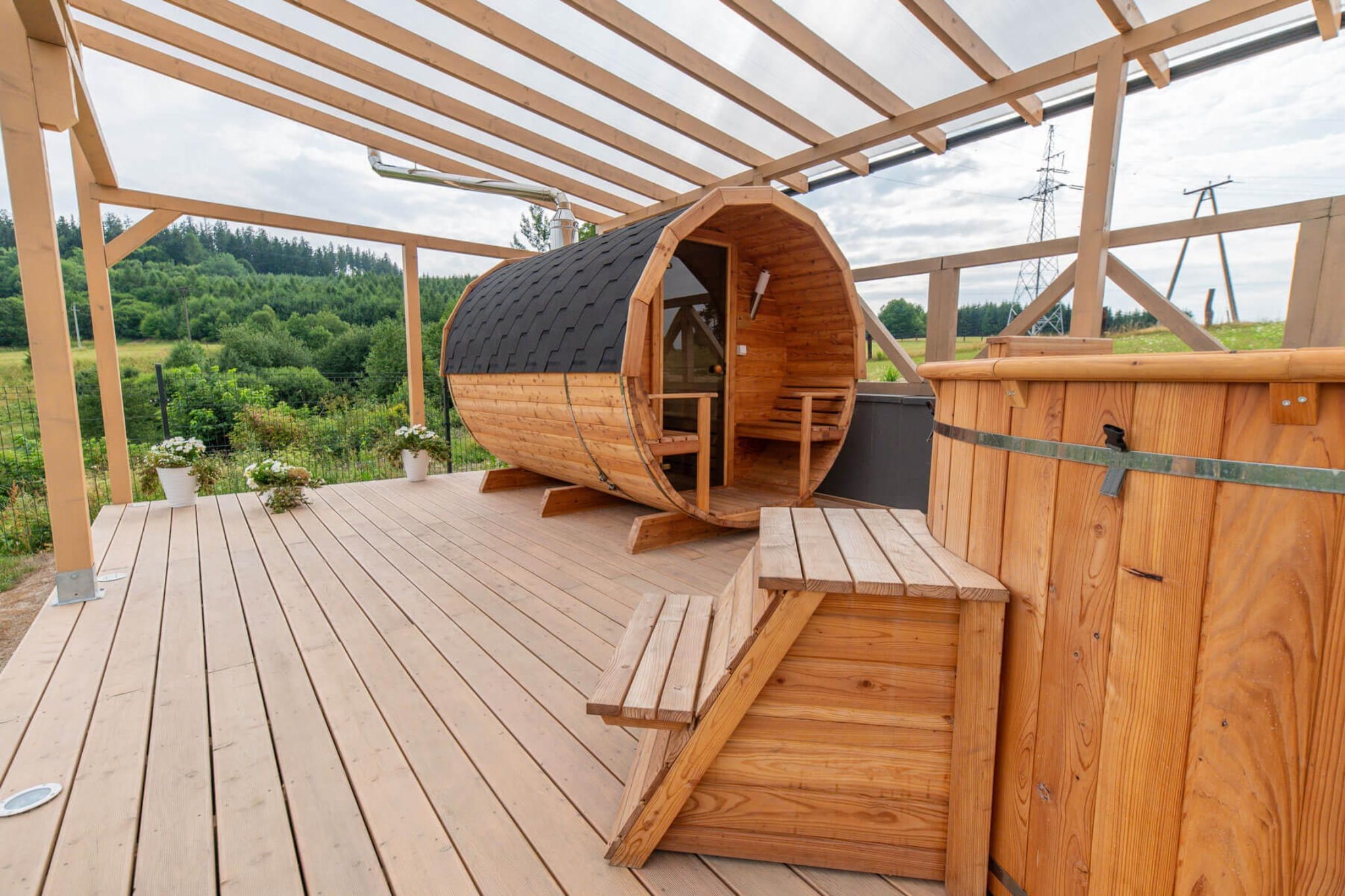 Osada Trzy Siostry domek nr 2 dla 4 osób Duszniki - Wellness