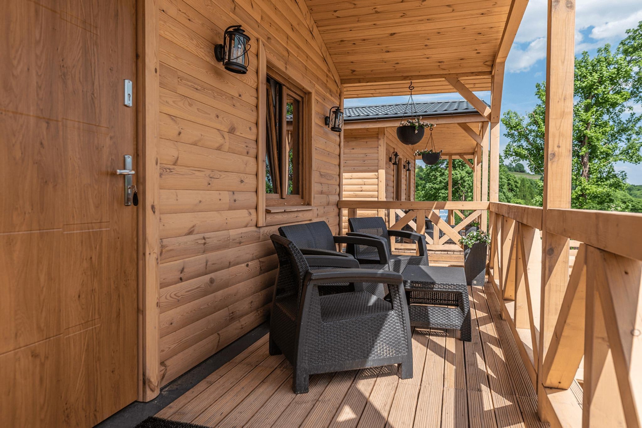 Osada Trzy Siostry domek nr 3 dla 5 osób Duszniki - Terrace balcony