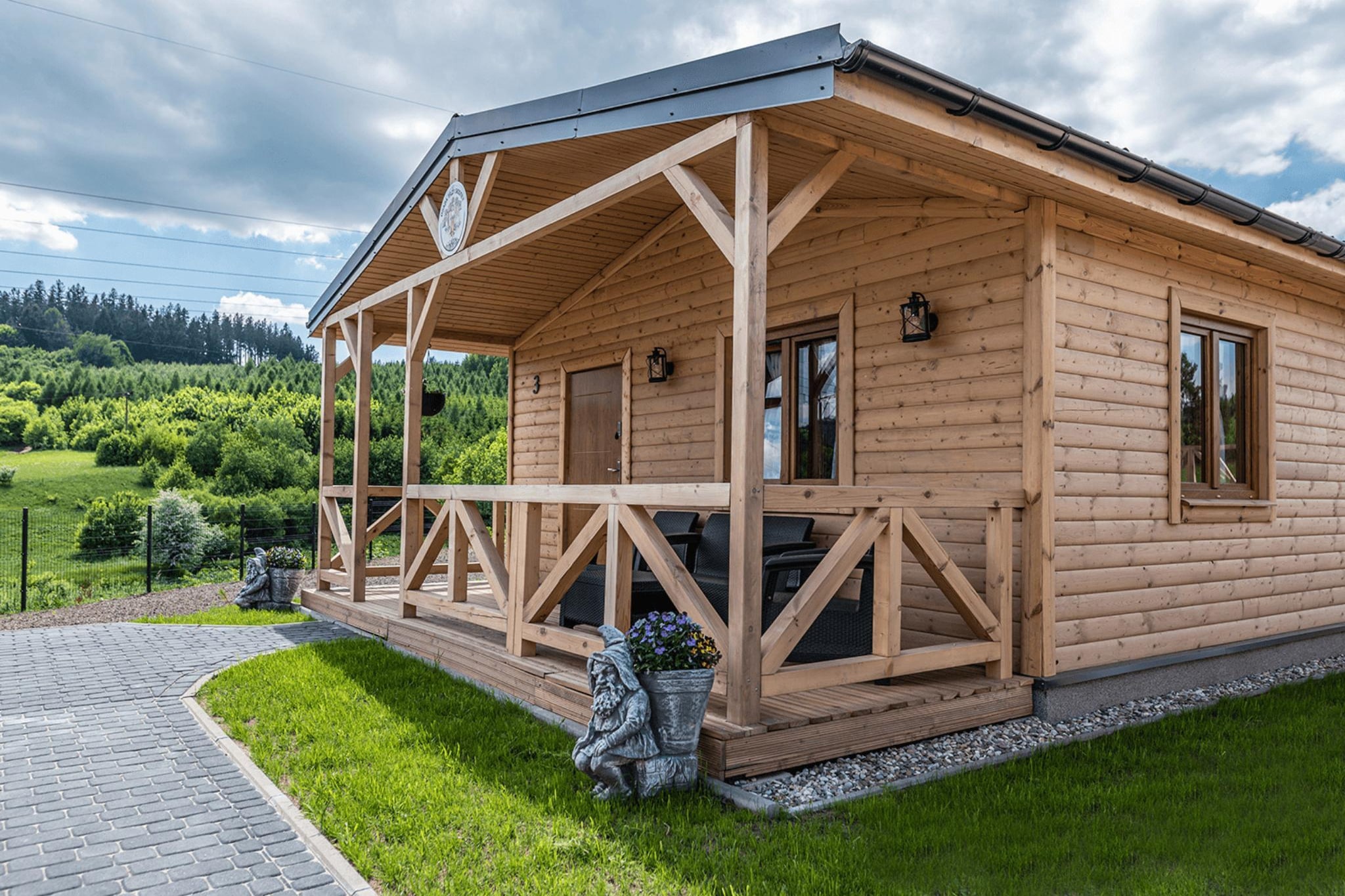 Osada Trzy Siostry domek nr 3 dla 5 osób Duszniki - Exterior in summer