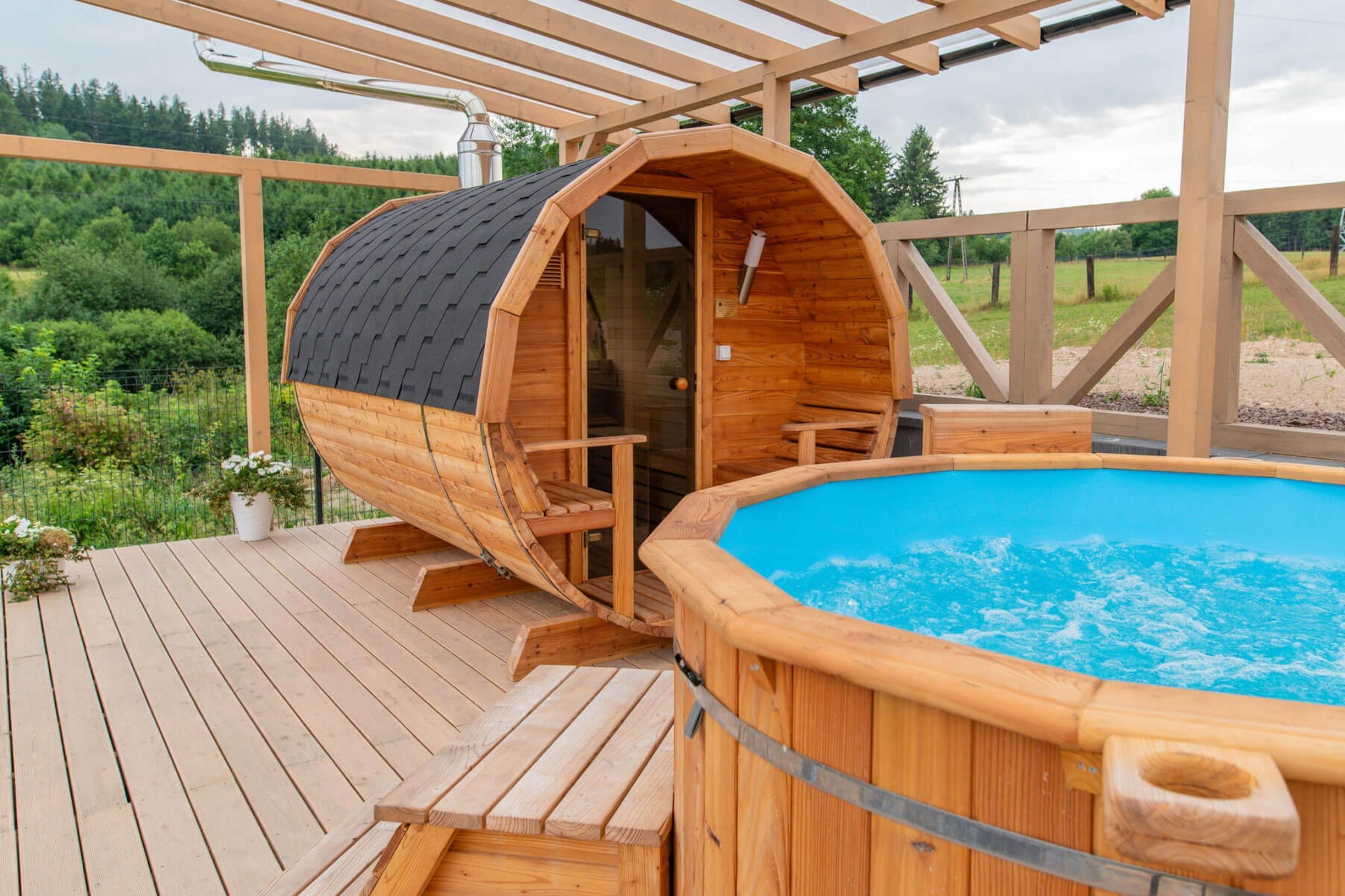 Osada Trzy Siostry domek nr 4 dla 6 osób Duszniki - Wellness