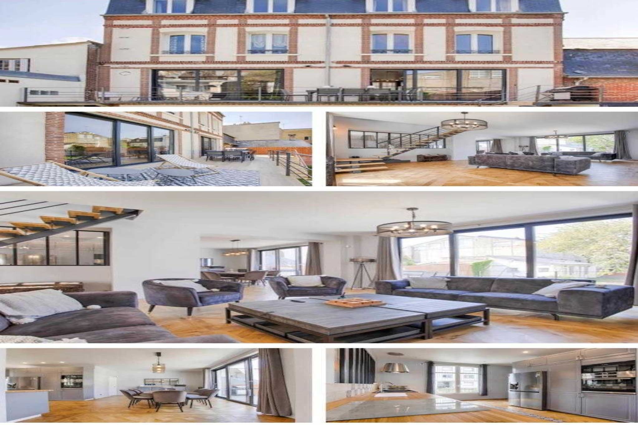 House for 18 people with cinema Place Morny