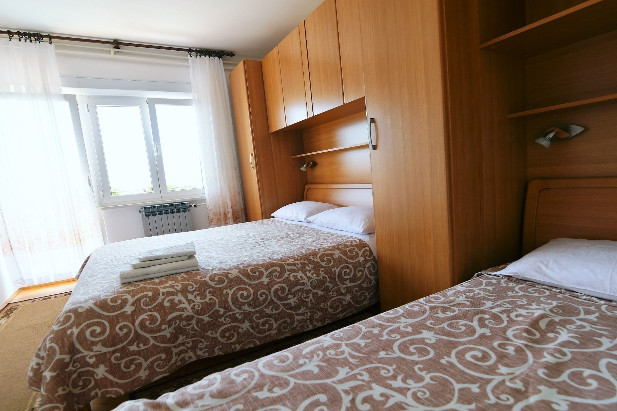 Scenic Retreat Rooms and Family Apartments - One Bedroom Apartment with Terrace-Bedroom