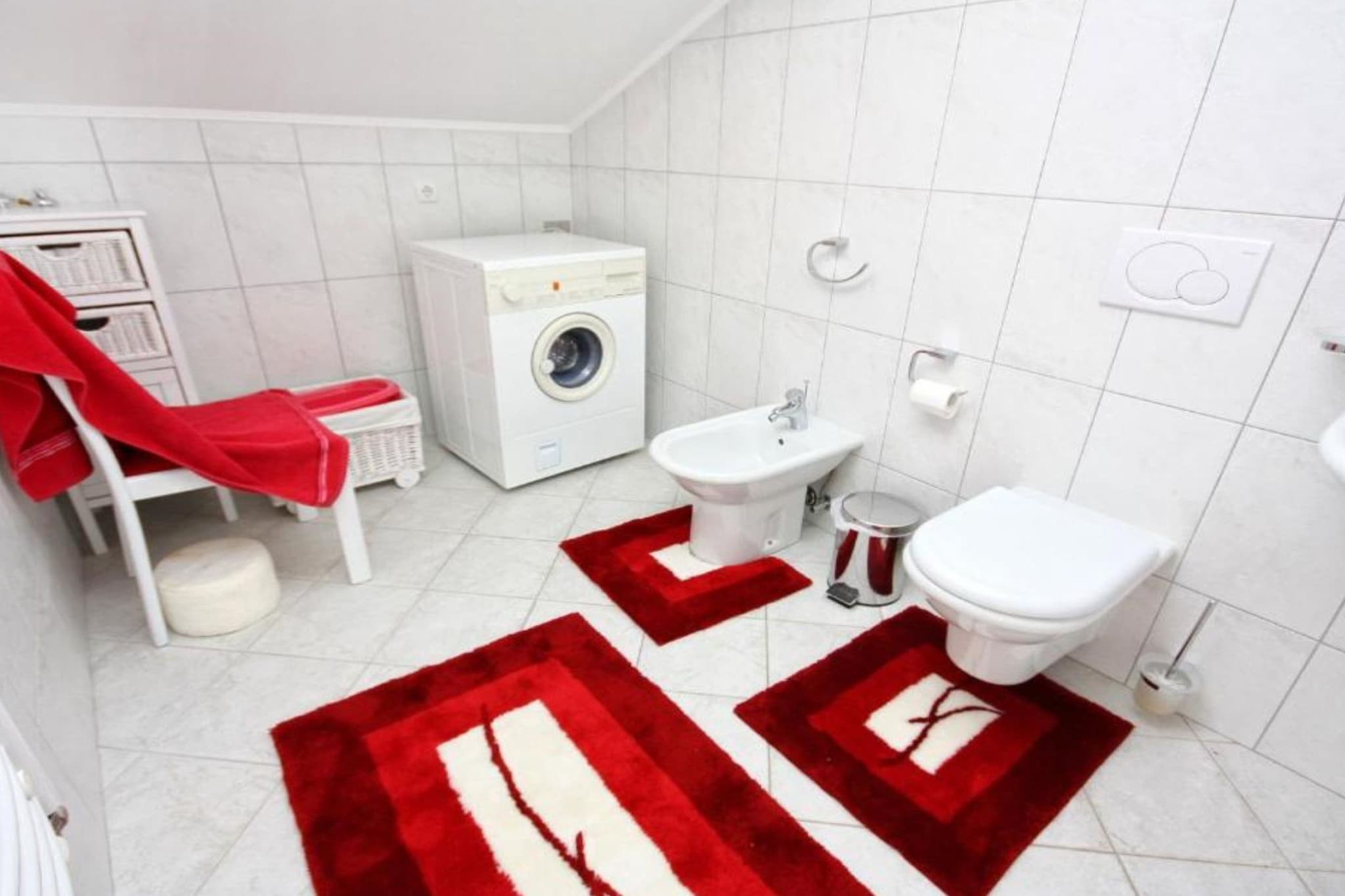 Beachside Serenity Apartments in Barbot - One Bedroom Apartment with Terrace and Sea View (Owner RED)-Bathroom