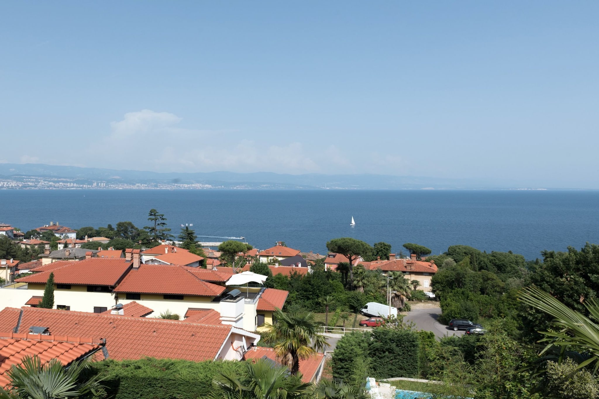 Stylish Lovran Sea View Apartments - One Bedroom Apartment with Terrace and Sea View-View
