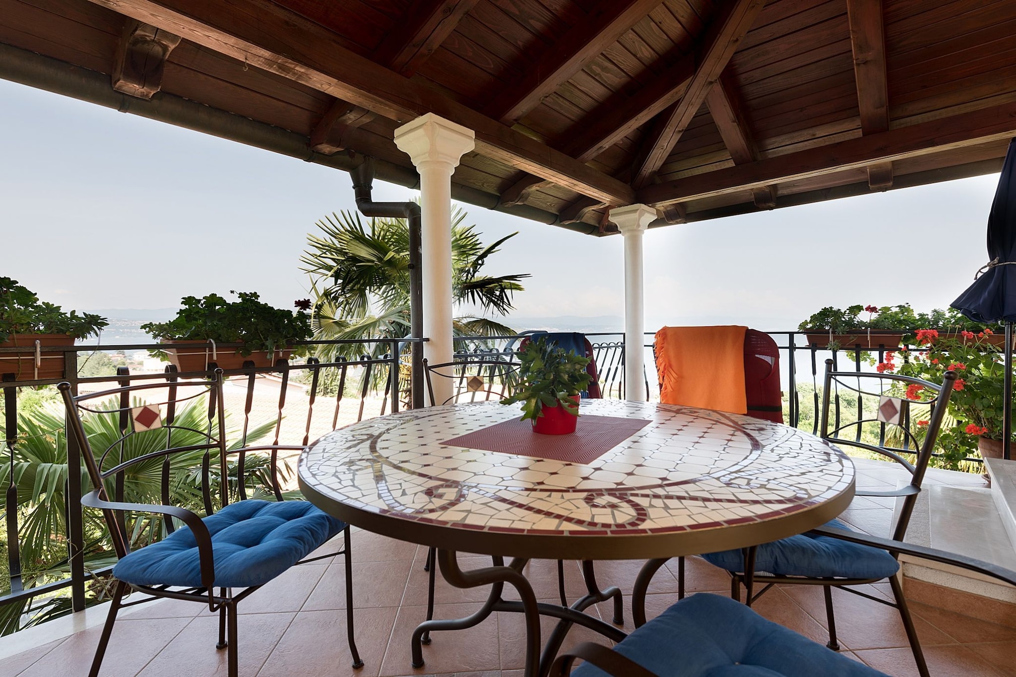 Stylish Lovran Sea View Apartments - One Bedroom Apartment with Terrace and Sea View-Terrace