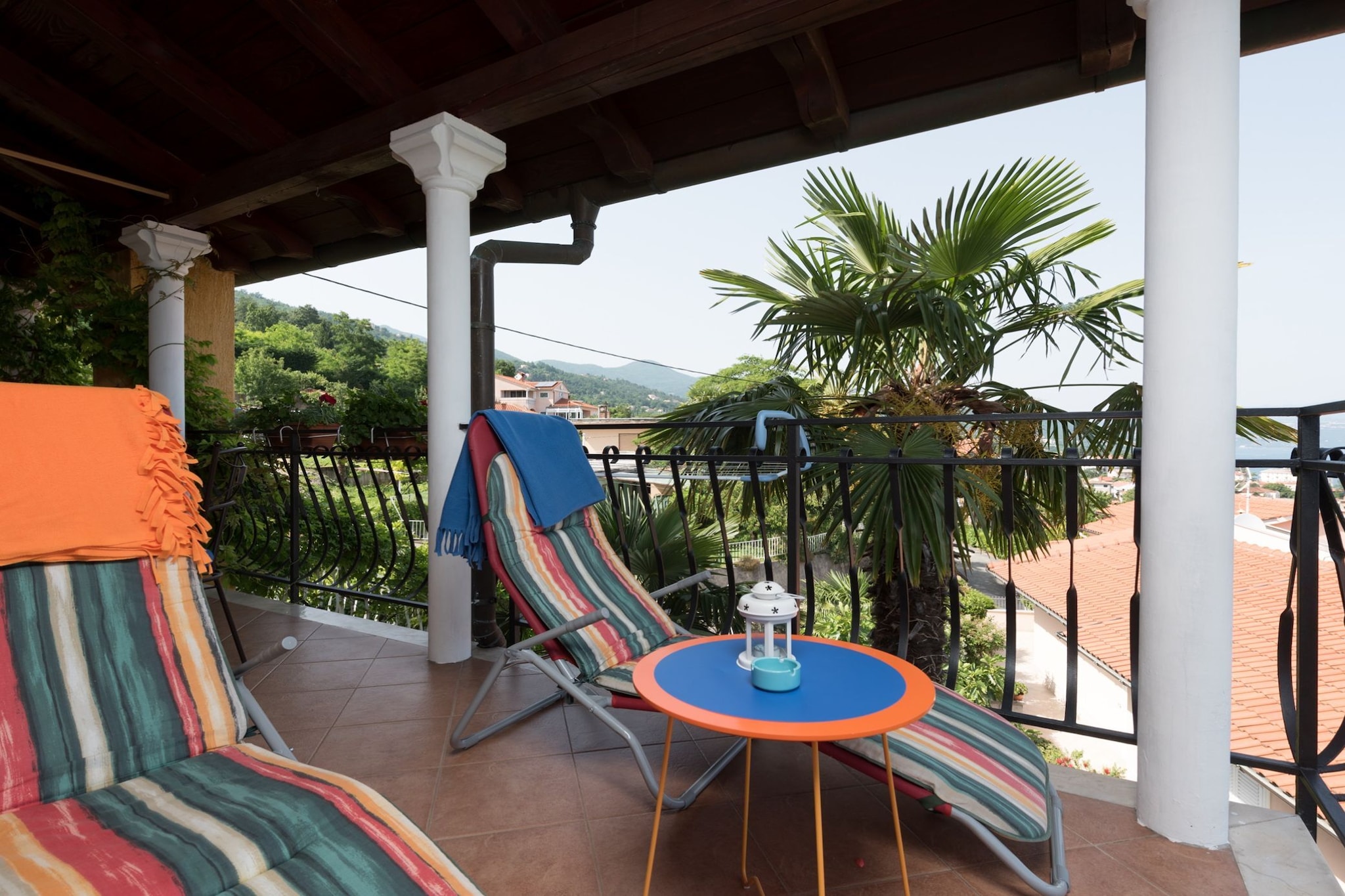 Stylish Lovran Sea View Apartments - One Bedroom Apartment with Terrace and Sea View-Terrace