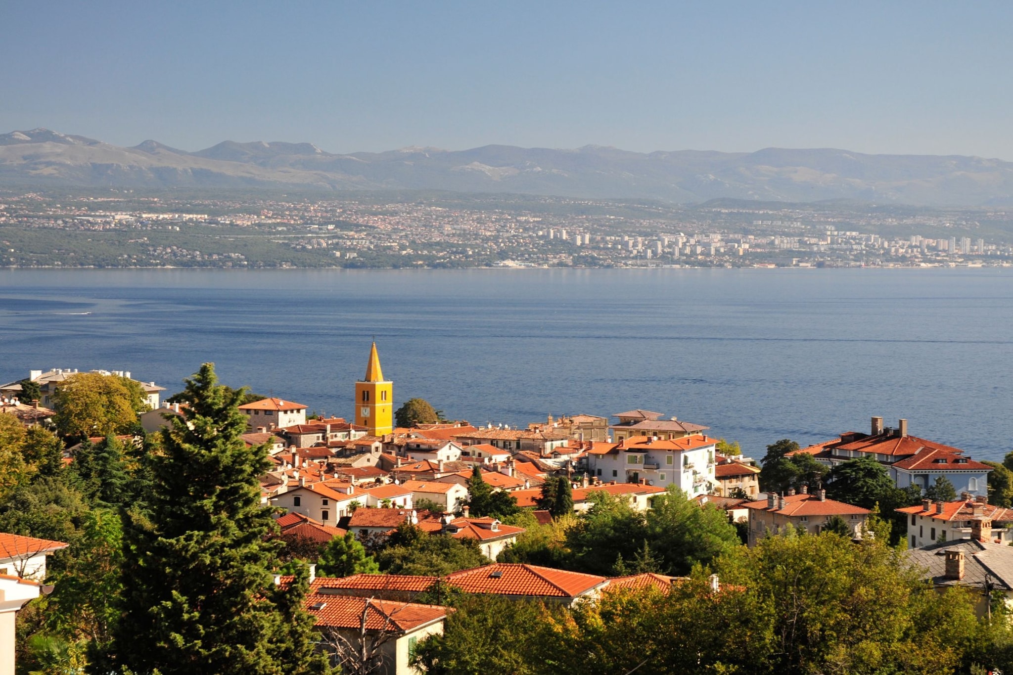 Stylish Lovran Sea View Apartments - Studio Apartment with Balcony and Sea View-Outdoor