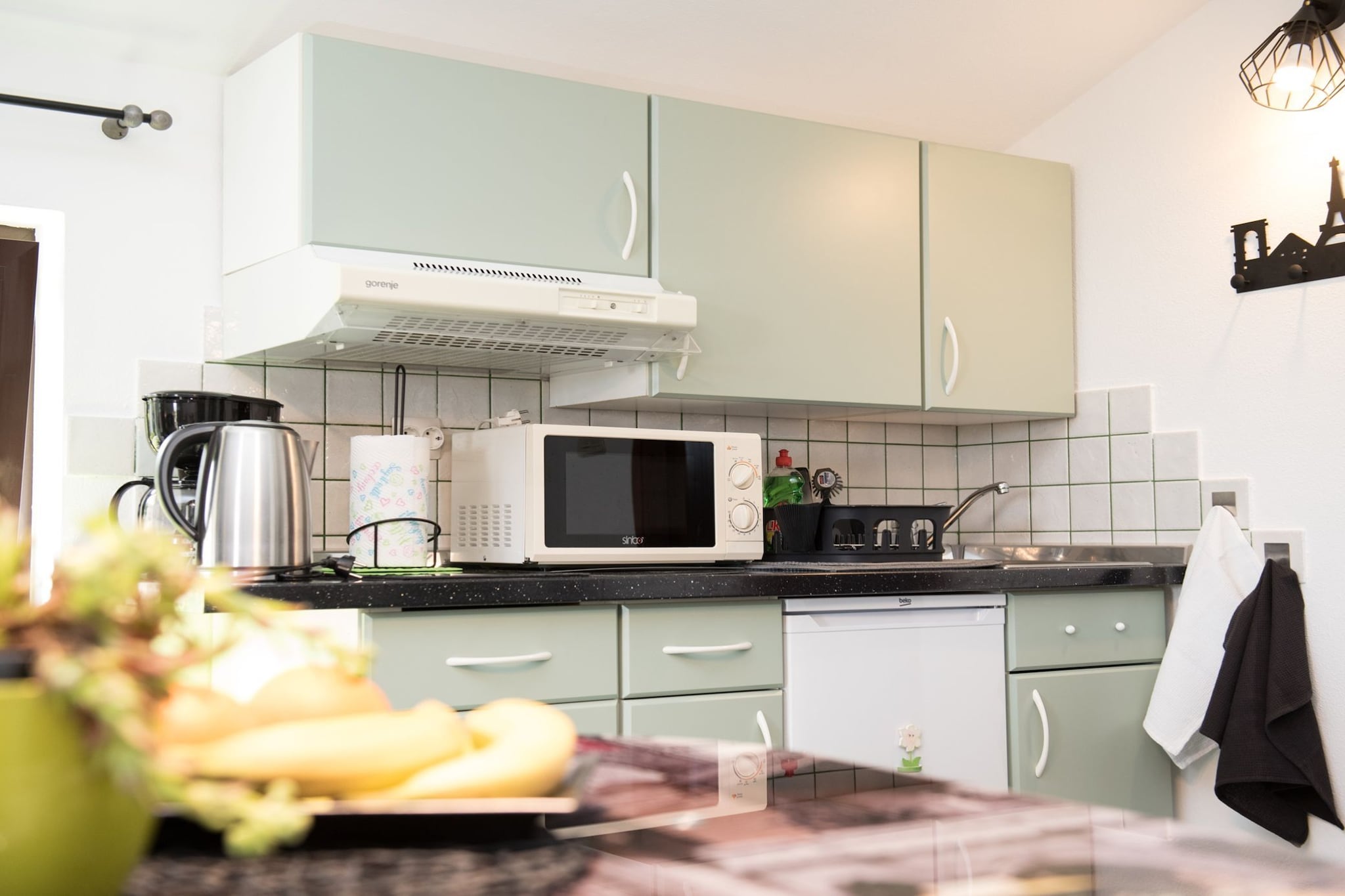 Stylish Lovran Sea View Apartments - Studio Apartment with Balcony and Sea View-Kitchen