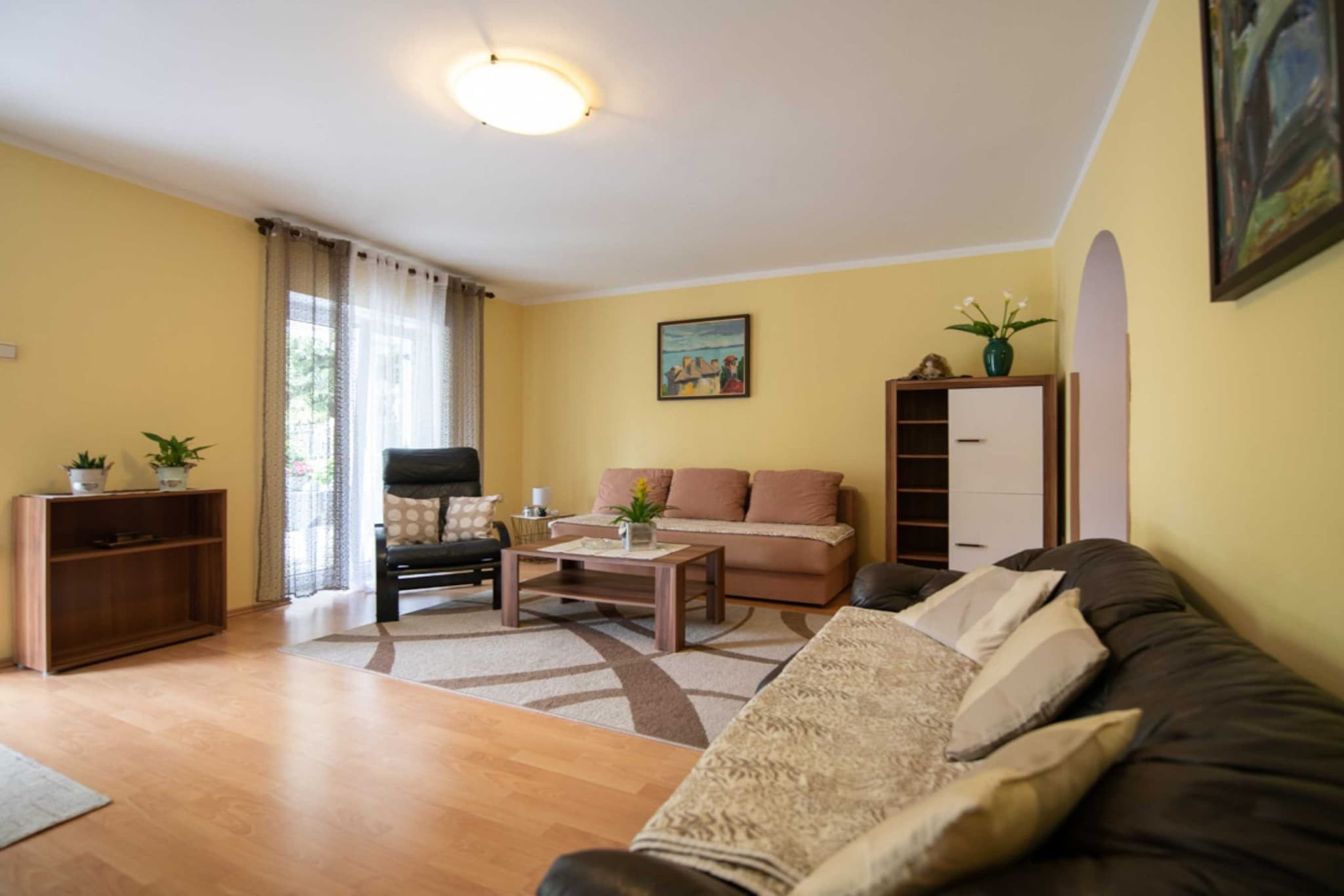 Elegant Opatija Apartments with Terrace  - One Bedroom Apartment with Terrace-Living room