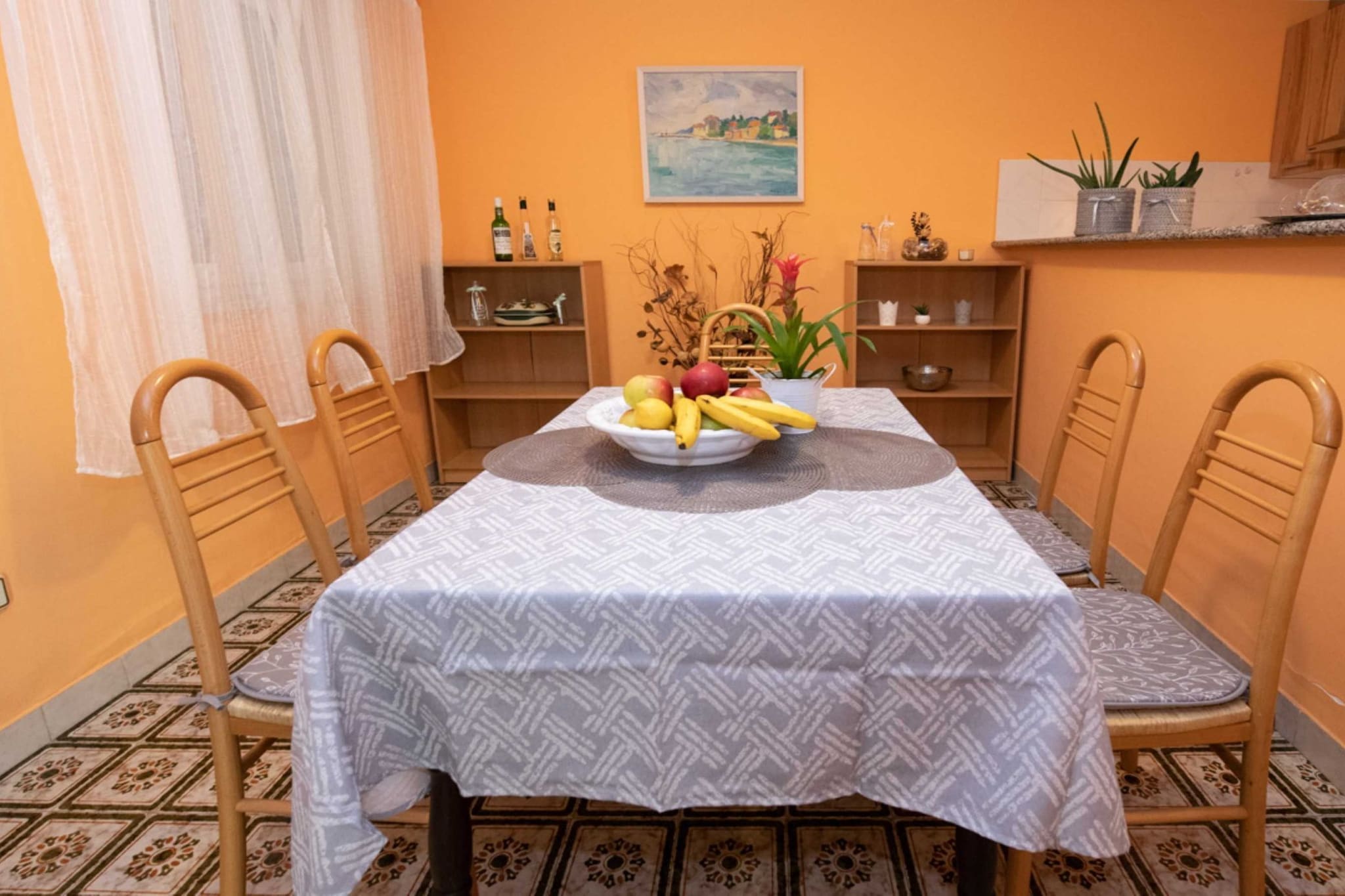 Elegant Opatija Apartments with Terrace  - One Bedroom Apartment with Terrace-Dining room