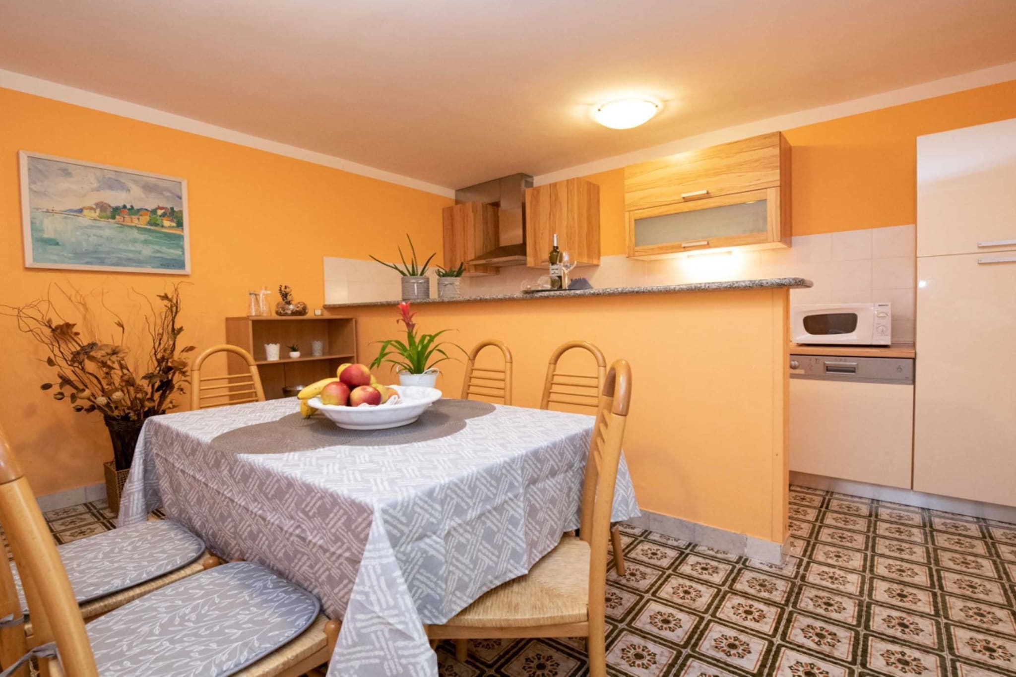 Elegant Opatija Apartments with Terrace  - One Bedroom Apartment with Terrace-Dining room
