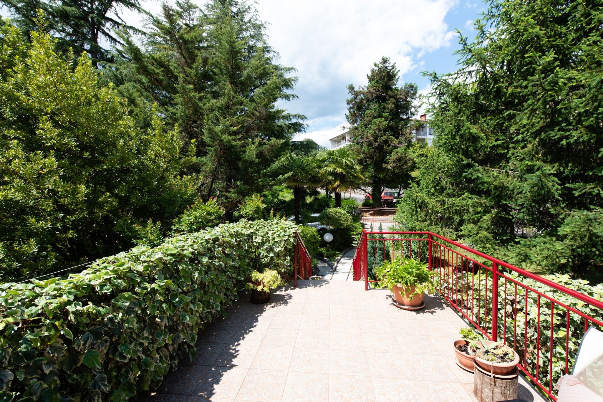 Elegant Lovran Apartment with Large Outdoor Area - One Bedroom Apartment with Sea View-Buitenlucht